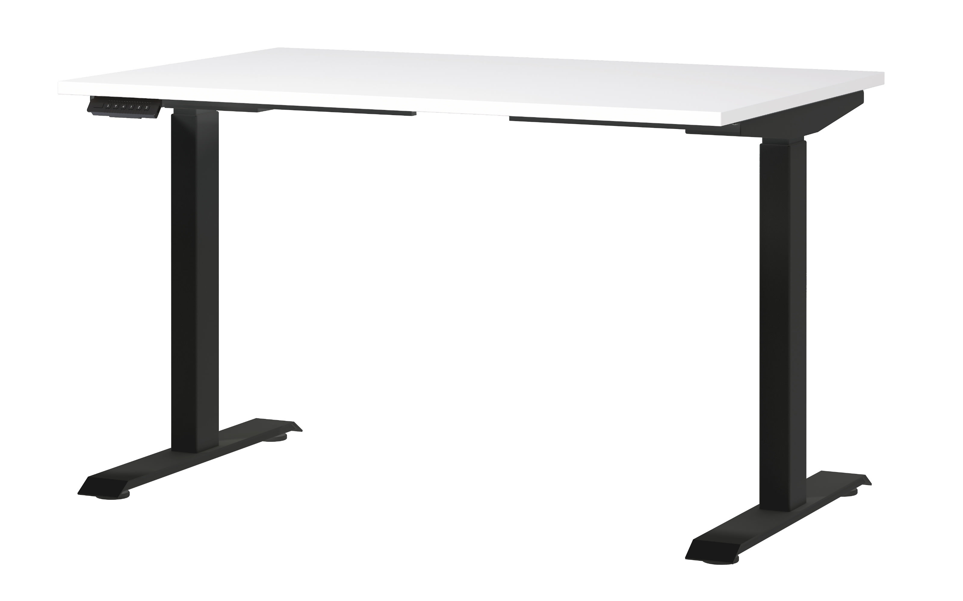 Schreibtisch GW-JET, weiß/schwarz