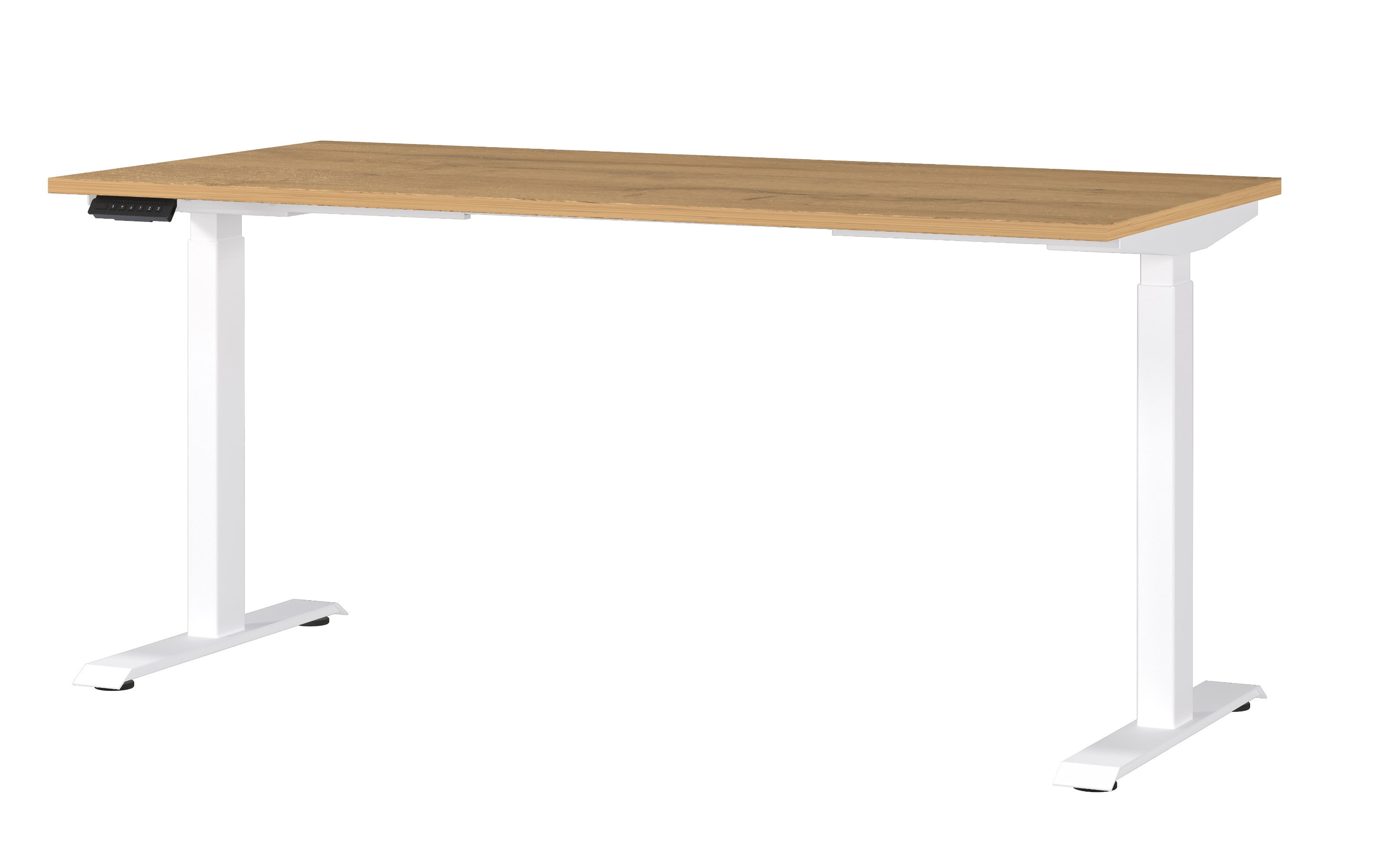 Schreibtisch GW-JET, Grandson-Eiche-Nachbildung/weiß