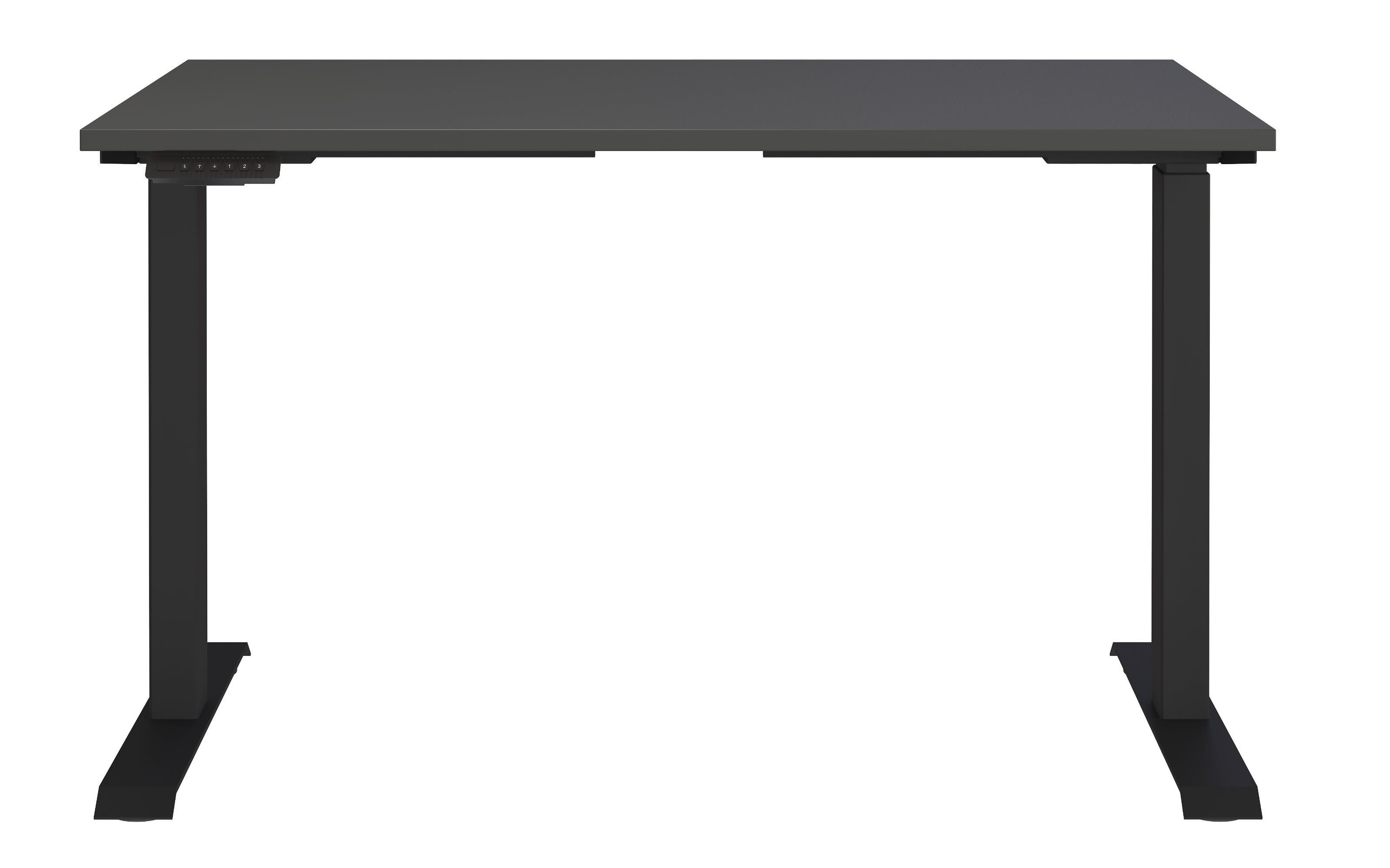 Schreibtisch GW-JET, graphit/schwarz