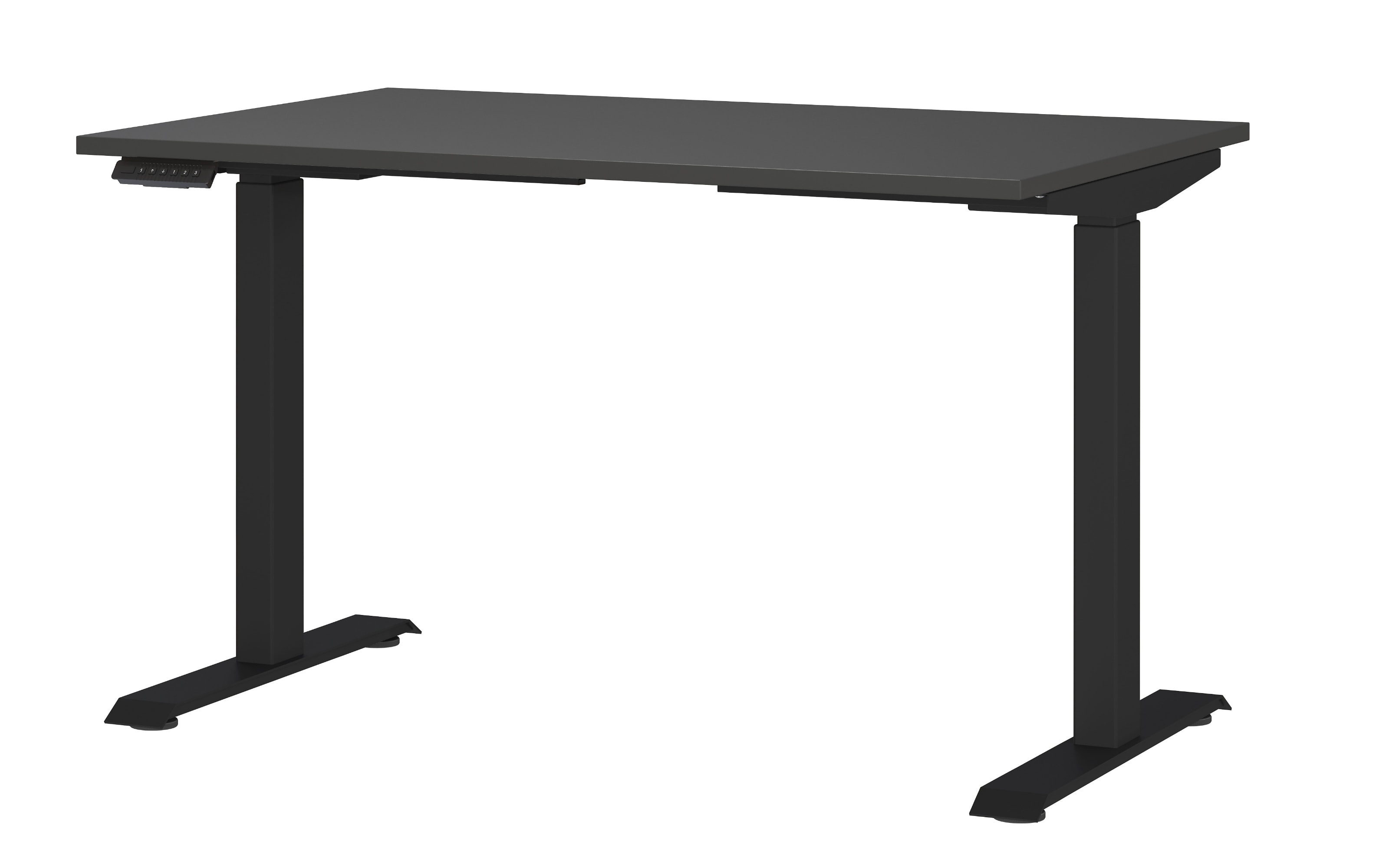 Schreibtisch GW-JET, graphit/schwarz