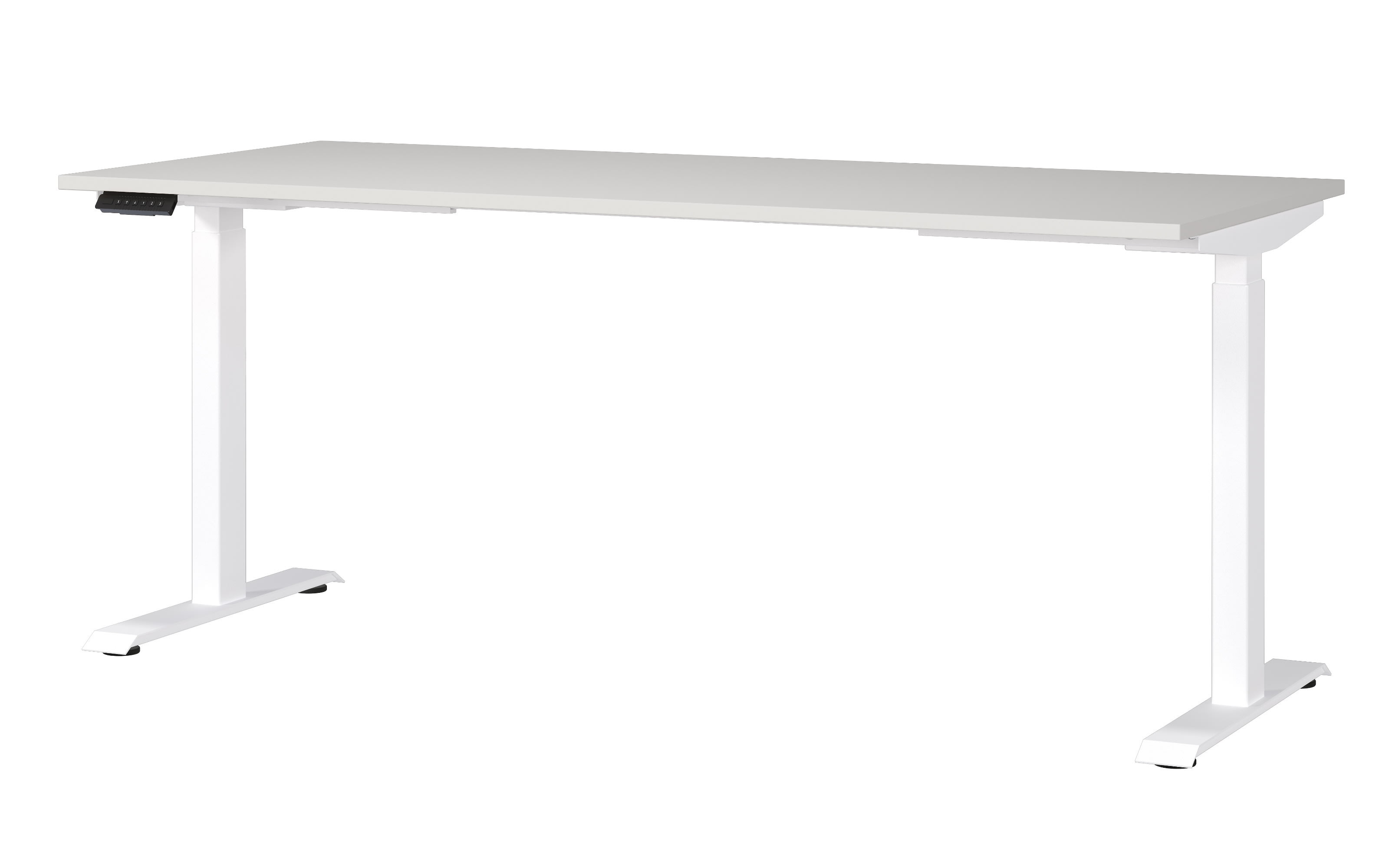 Schreibtisch GW-JET, lichtgrau/weiß