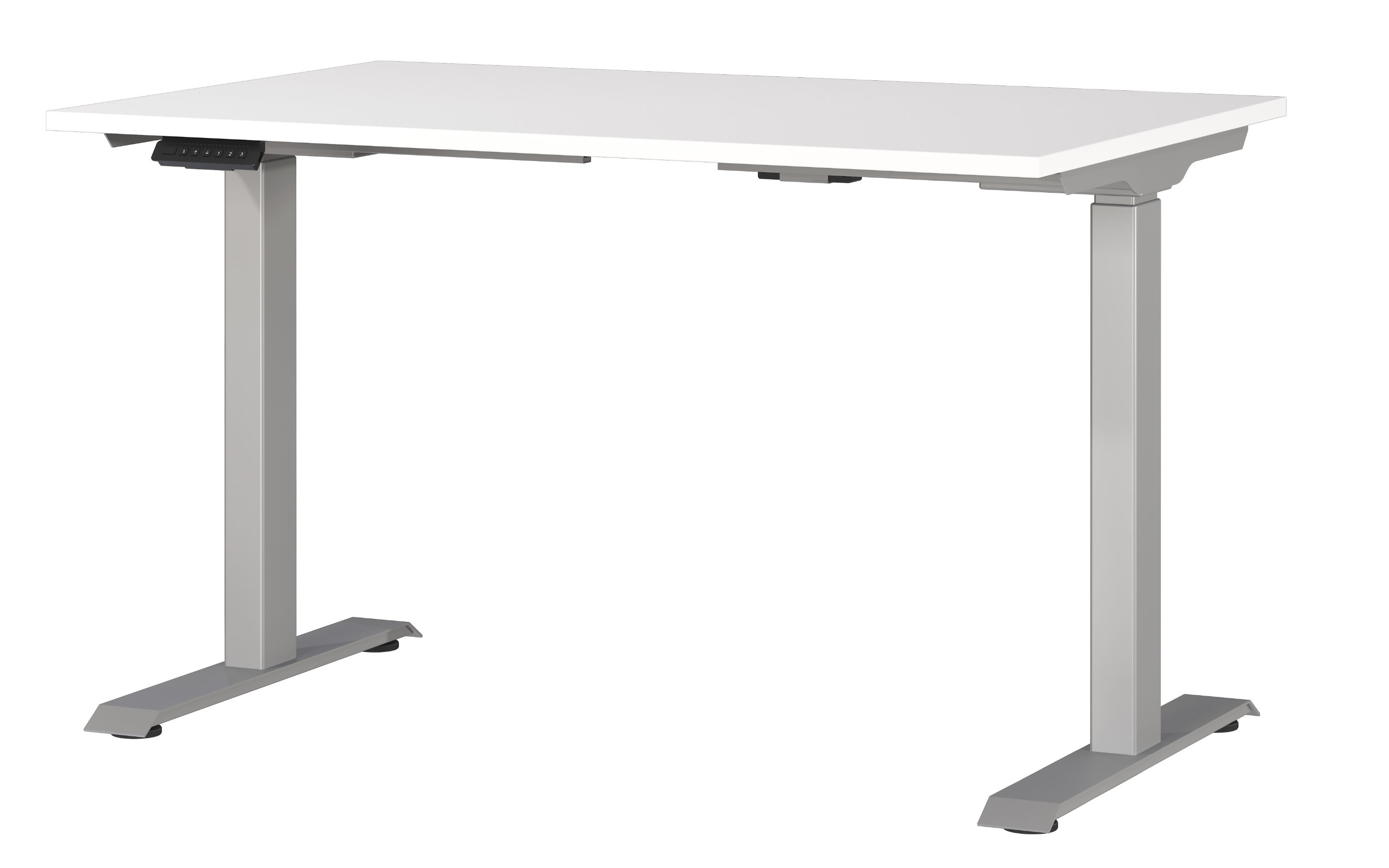 Schreibtisch GW-JET, weiß/silber