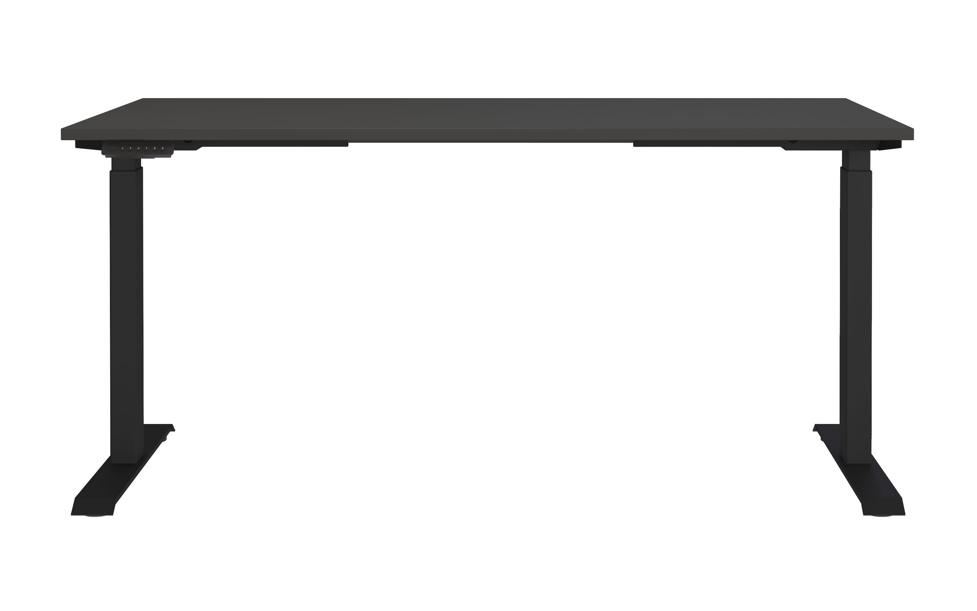 Schreibtisch GW-JET, graphit/schwarz