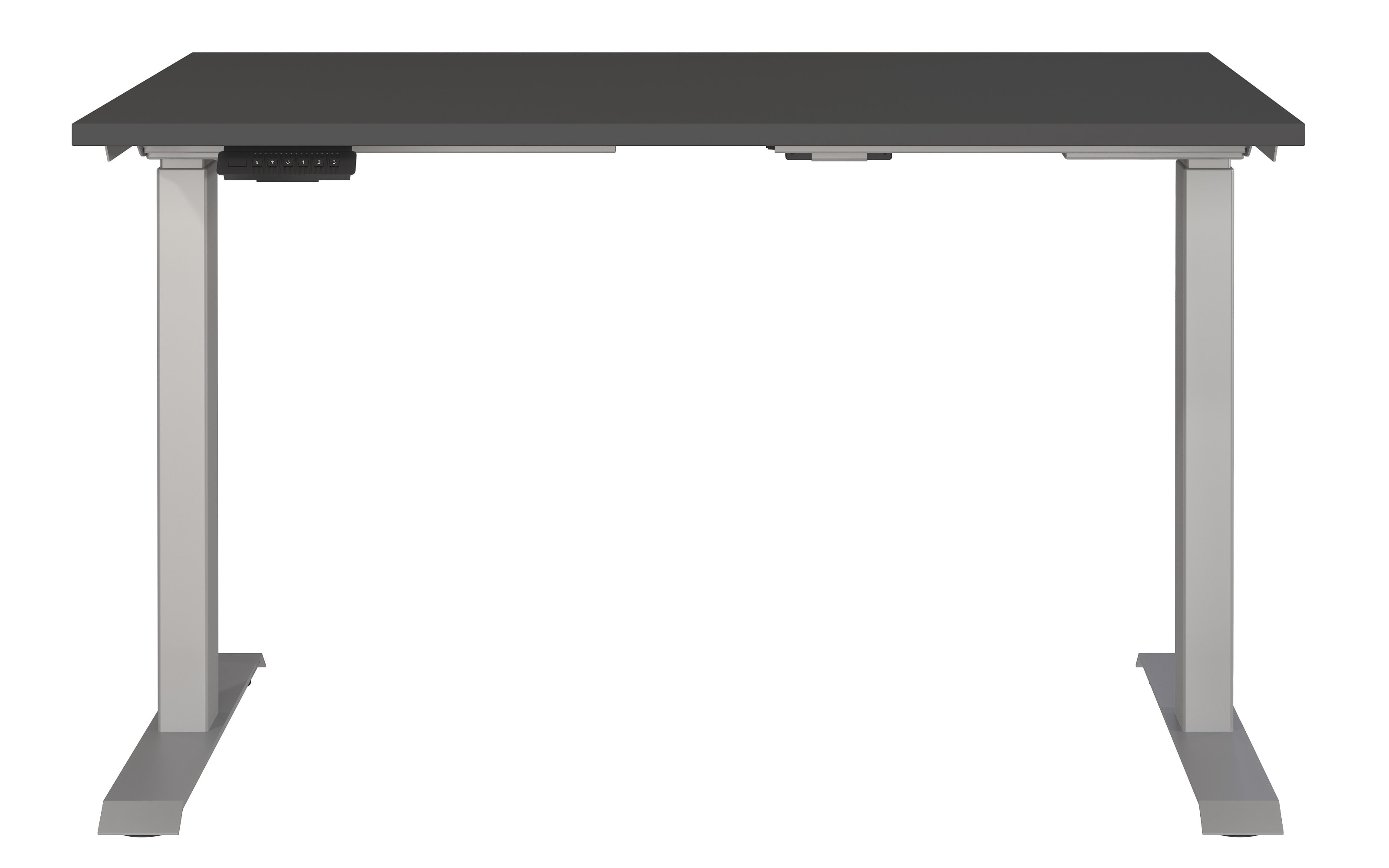 Schreibtisch GW-JET, graphit/silberfarbig