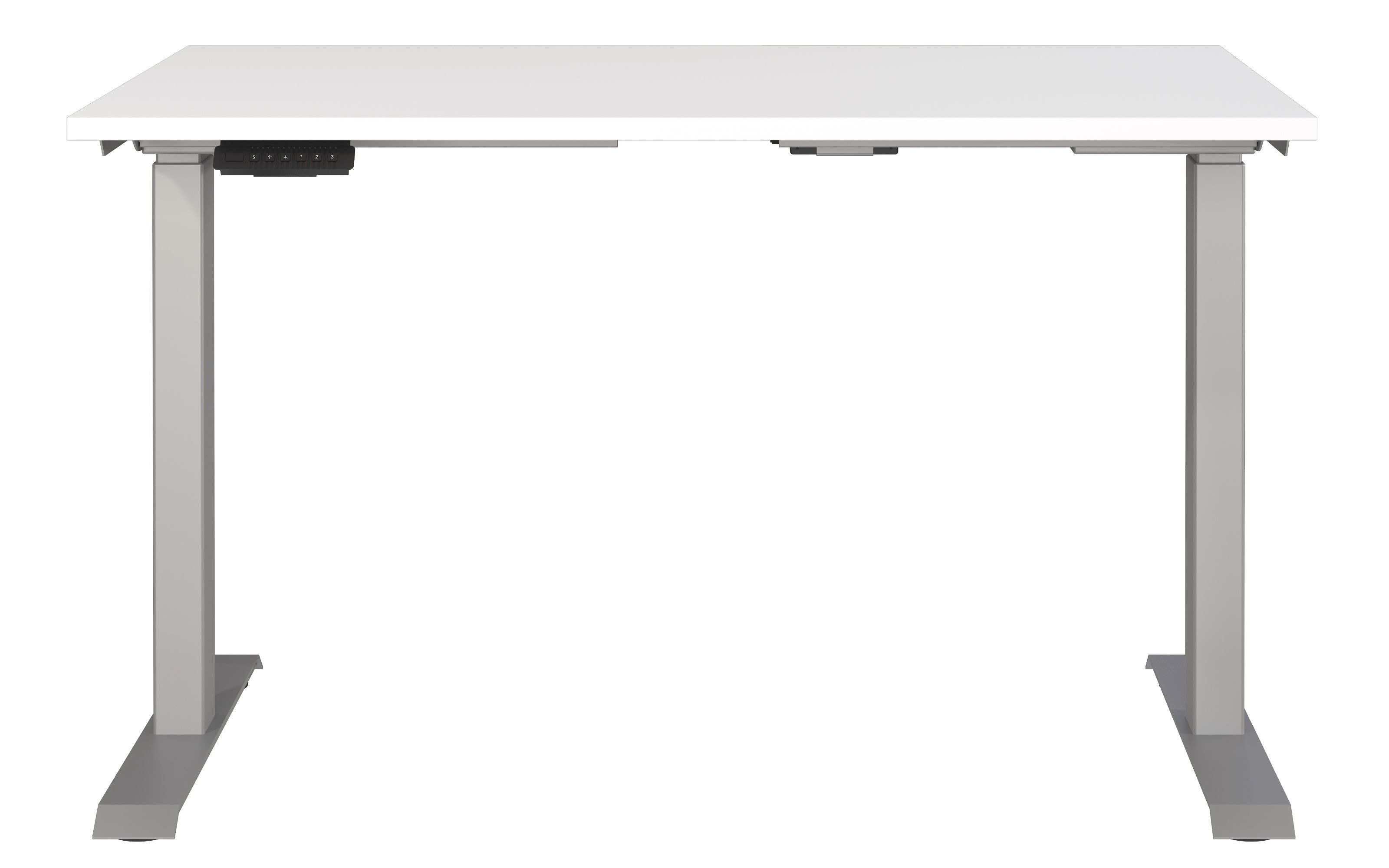 Schreibtisch GW-JET, weiß/silber