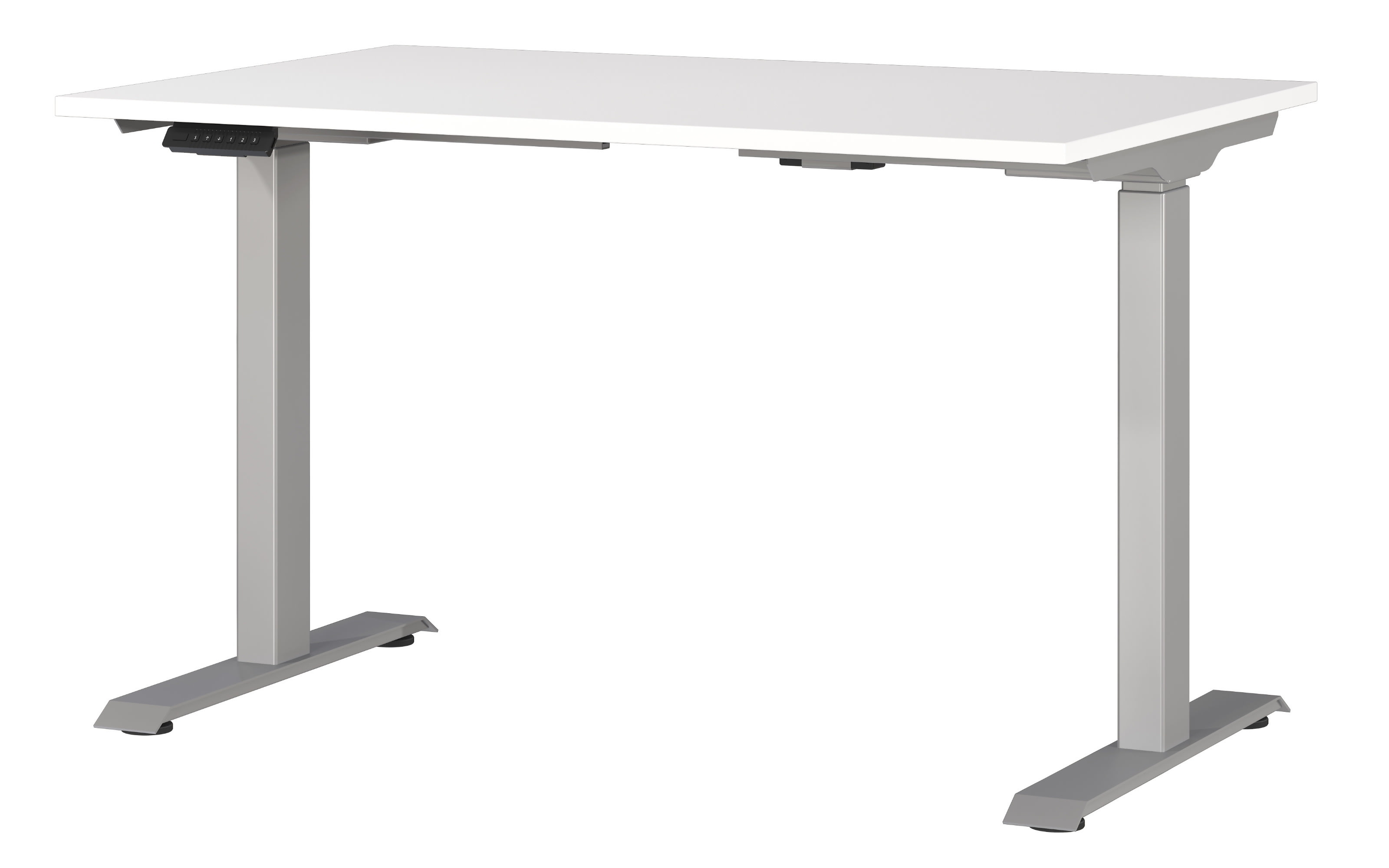 Schreibtisch GW-JET, weiß/silber