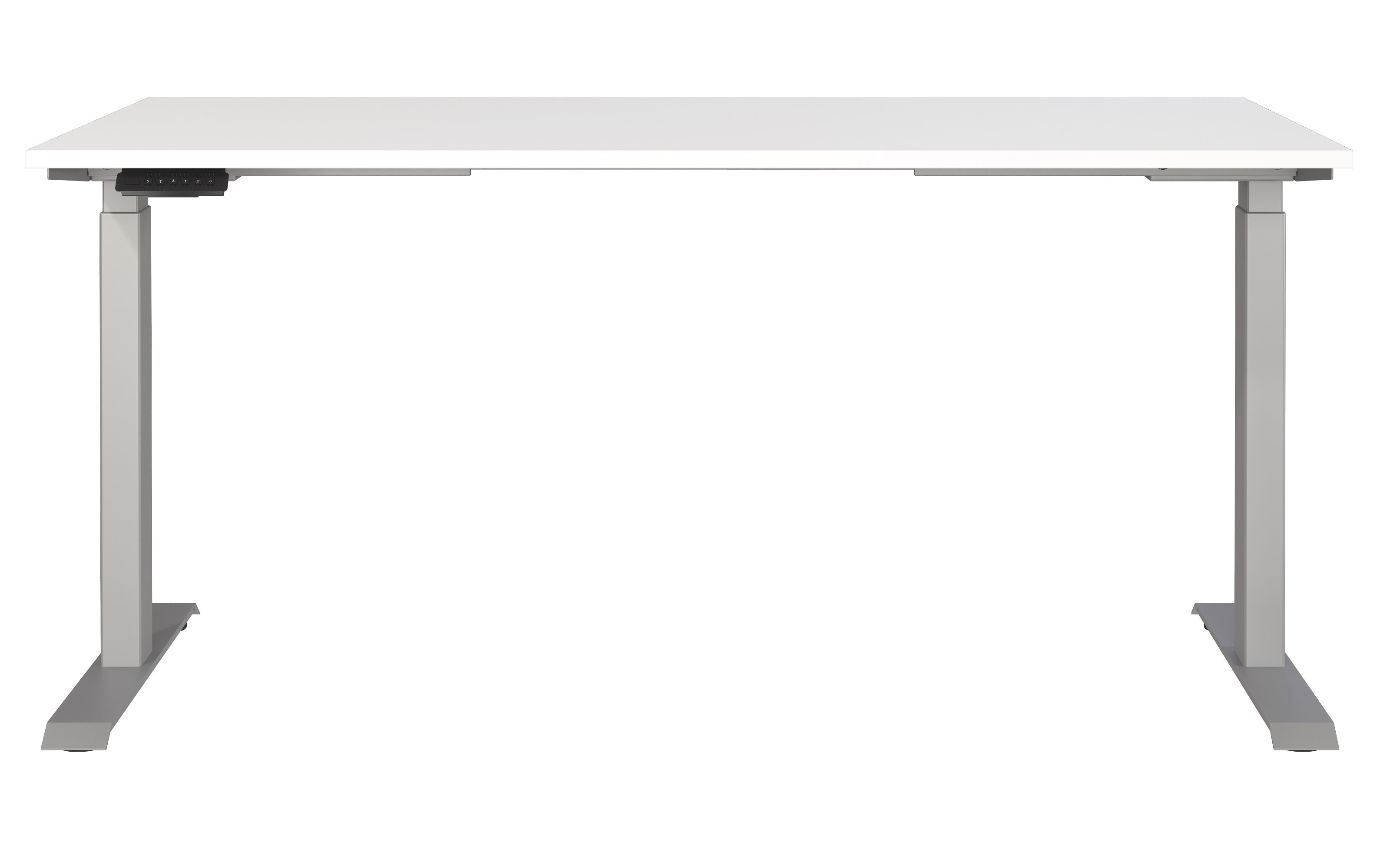 Schreibtisch GW-JET, weiß/silber
