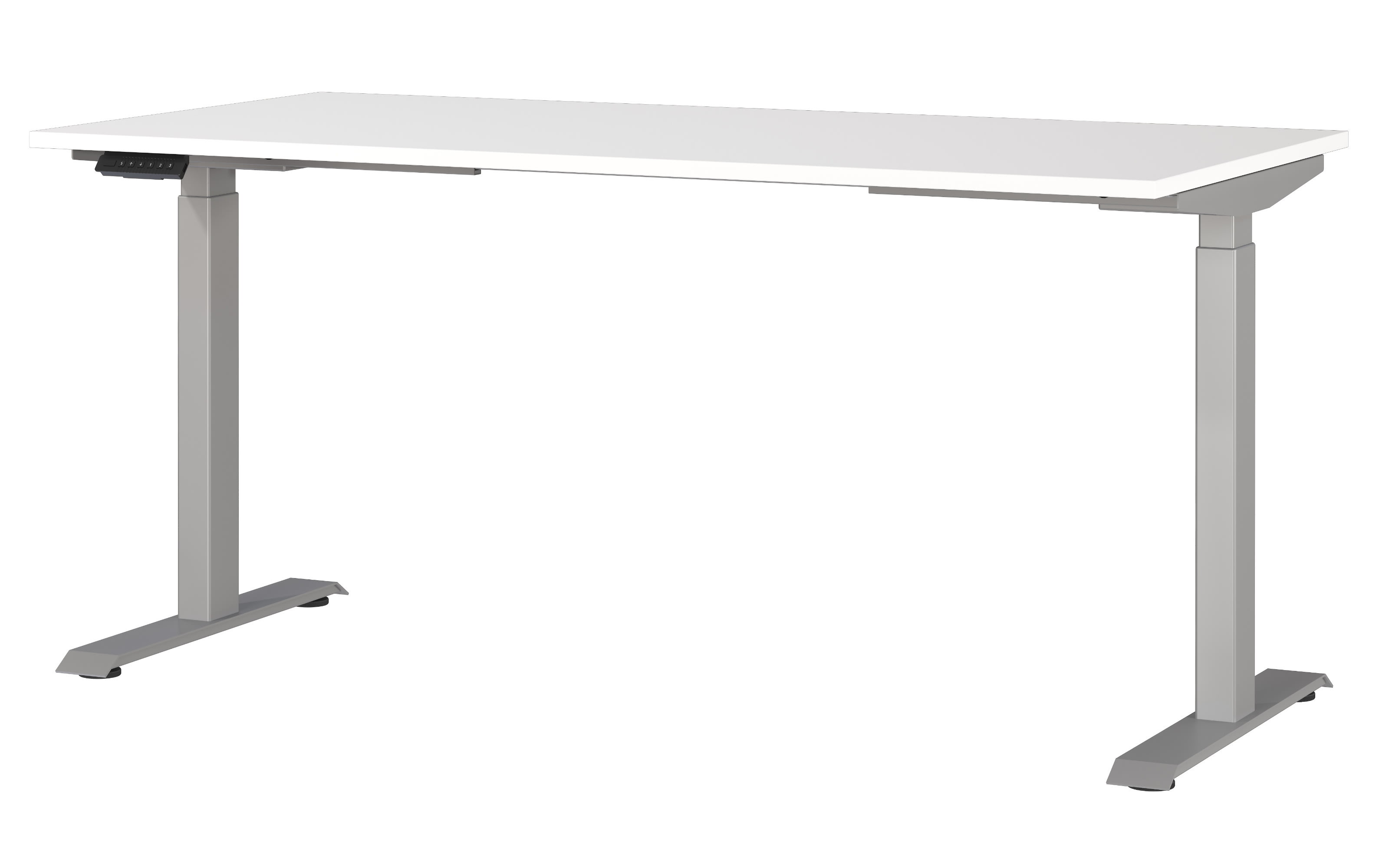 Schreibtisch GW-JET, weiß/silber