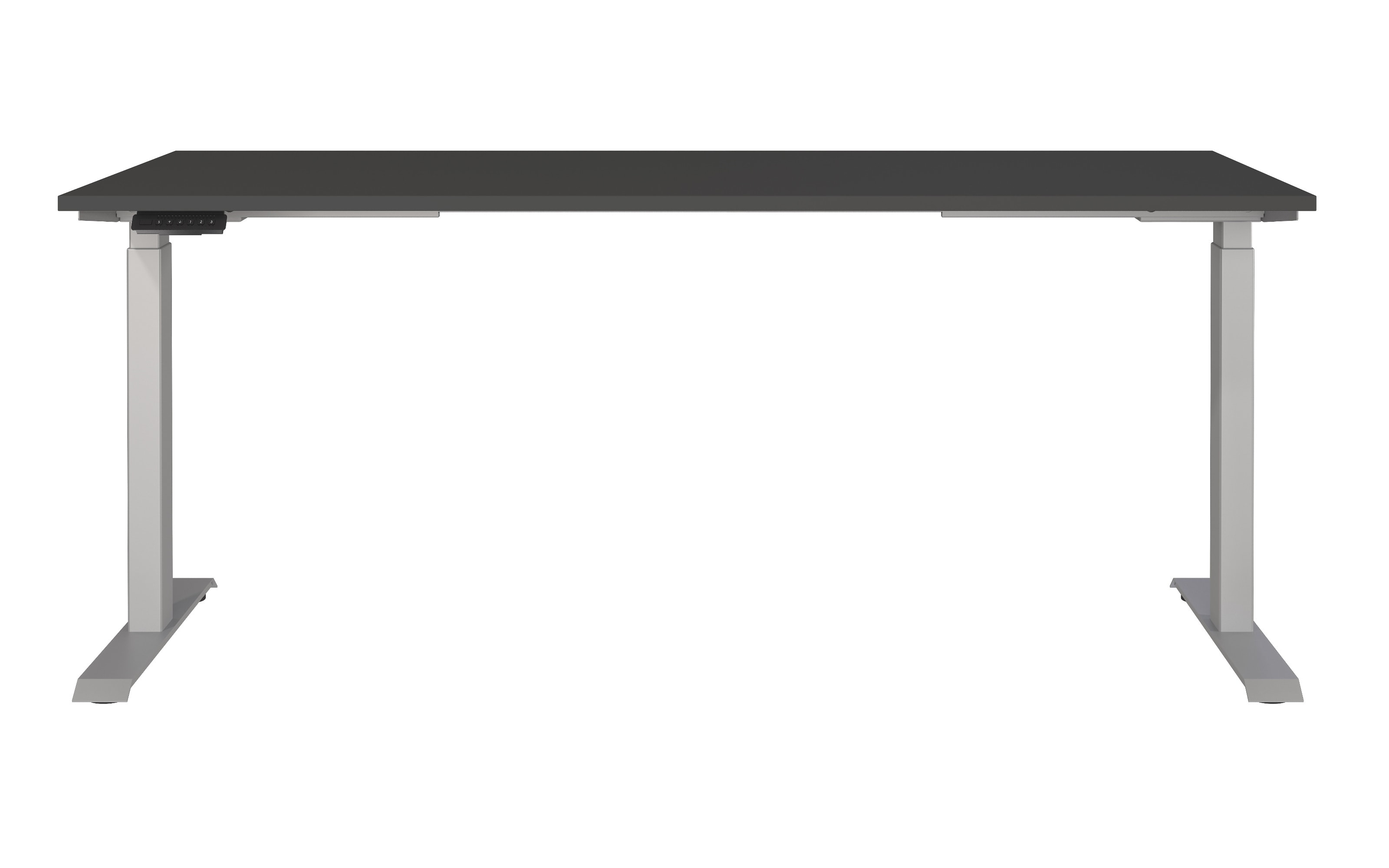 Schreibtisch GW-JET, graphit/silber