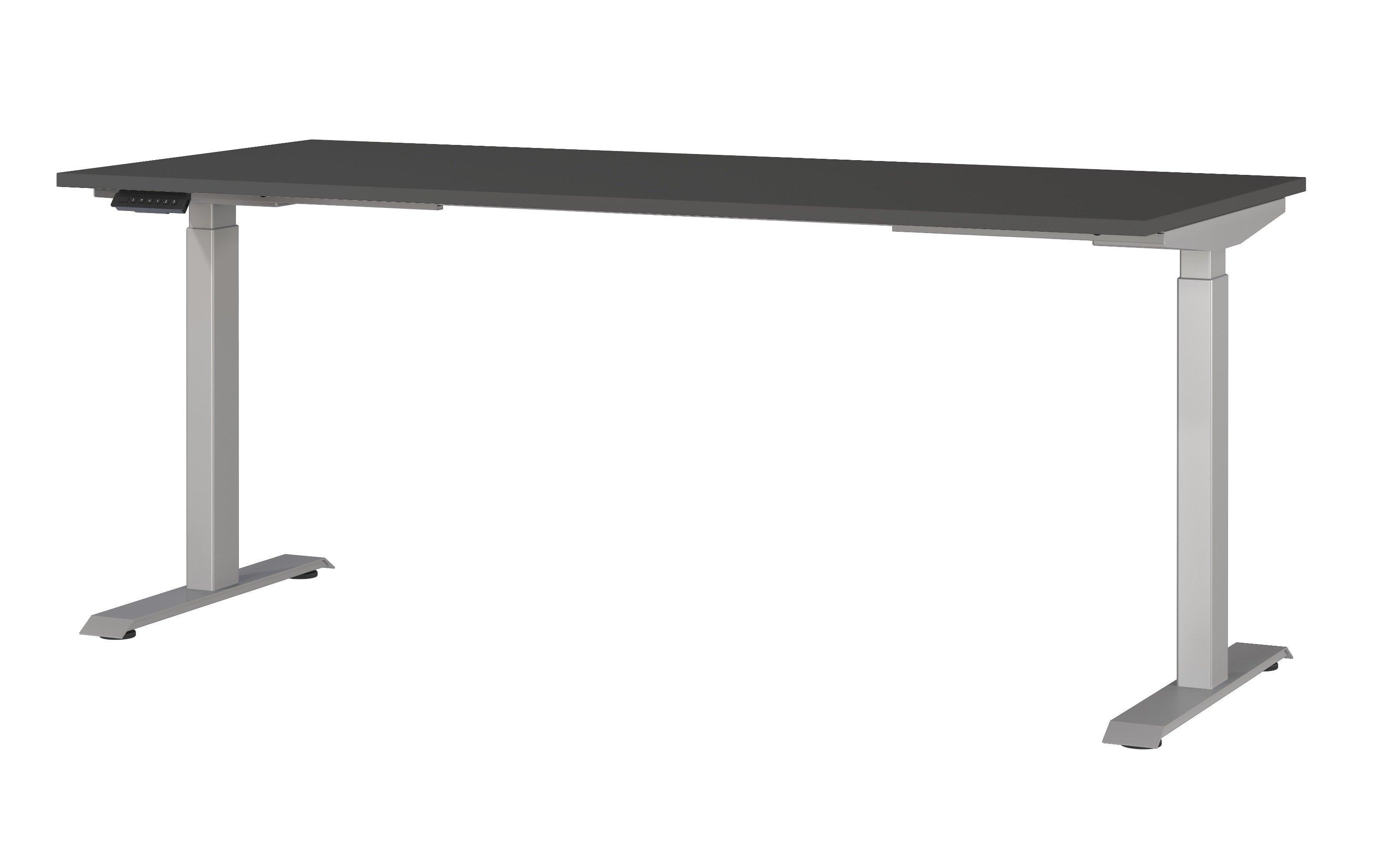 Schreibtisch GW-JET, graphit/silber