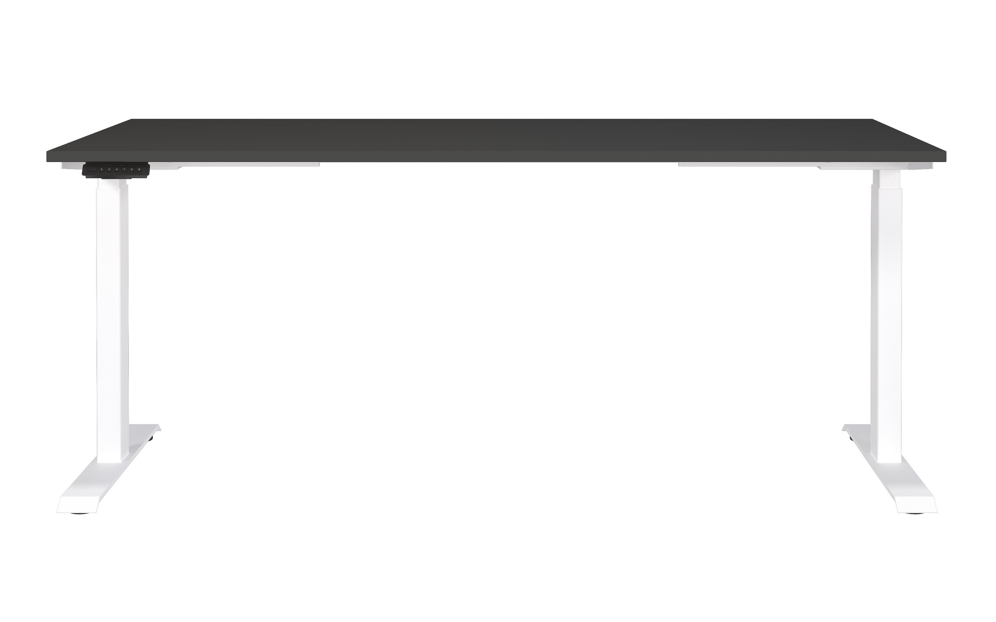 Schreibtisch GW-JET, graphit/weiß