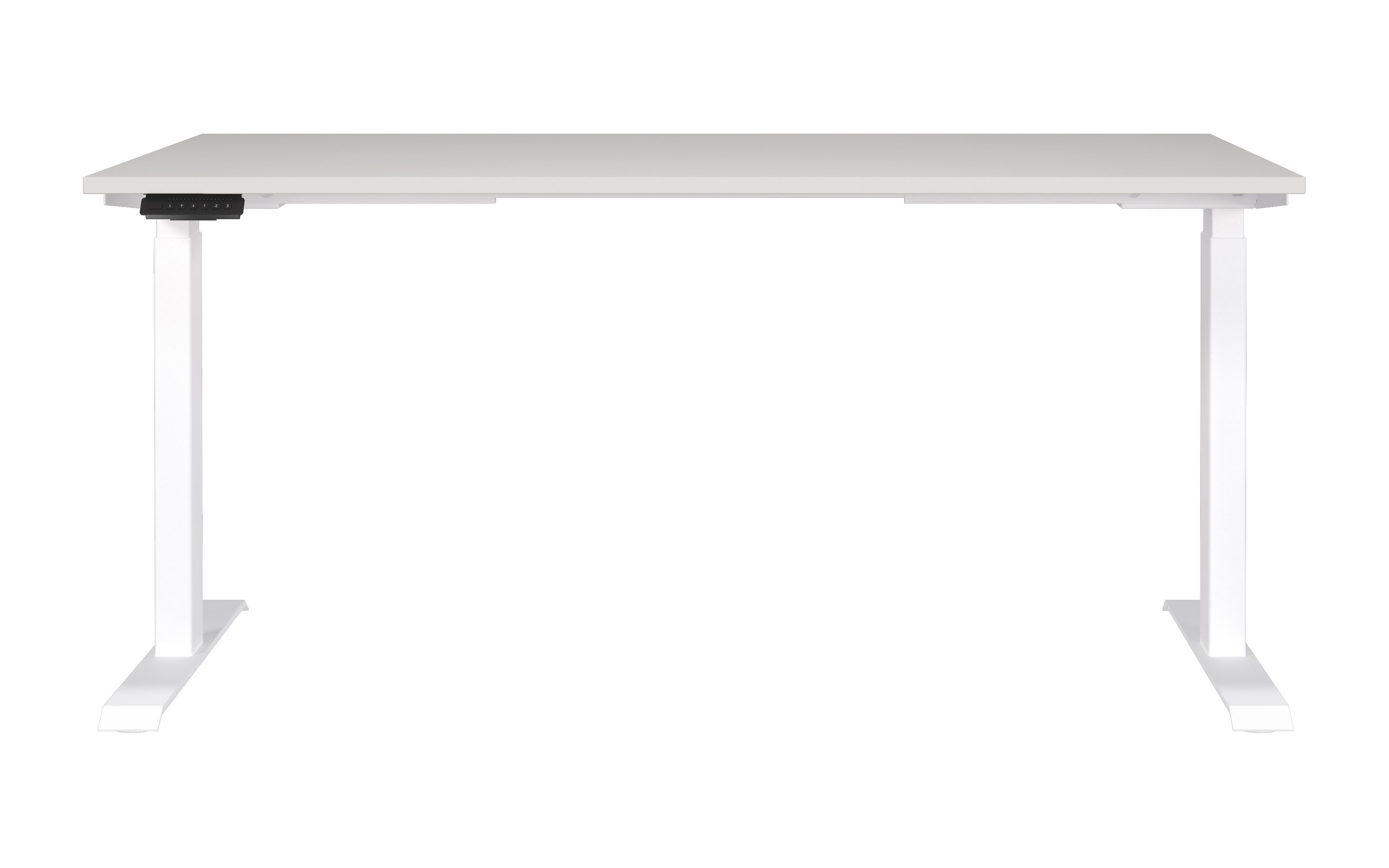 Schreibtisch GW-JET, lichtgrau/weiß