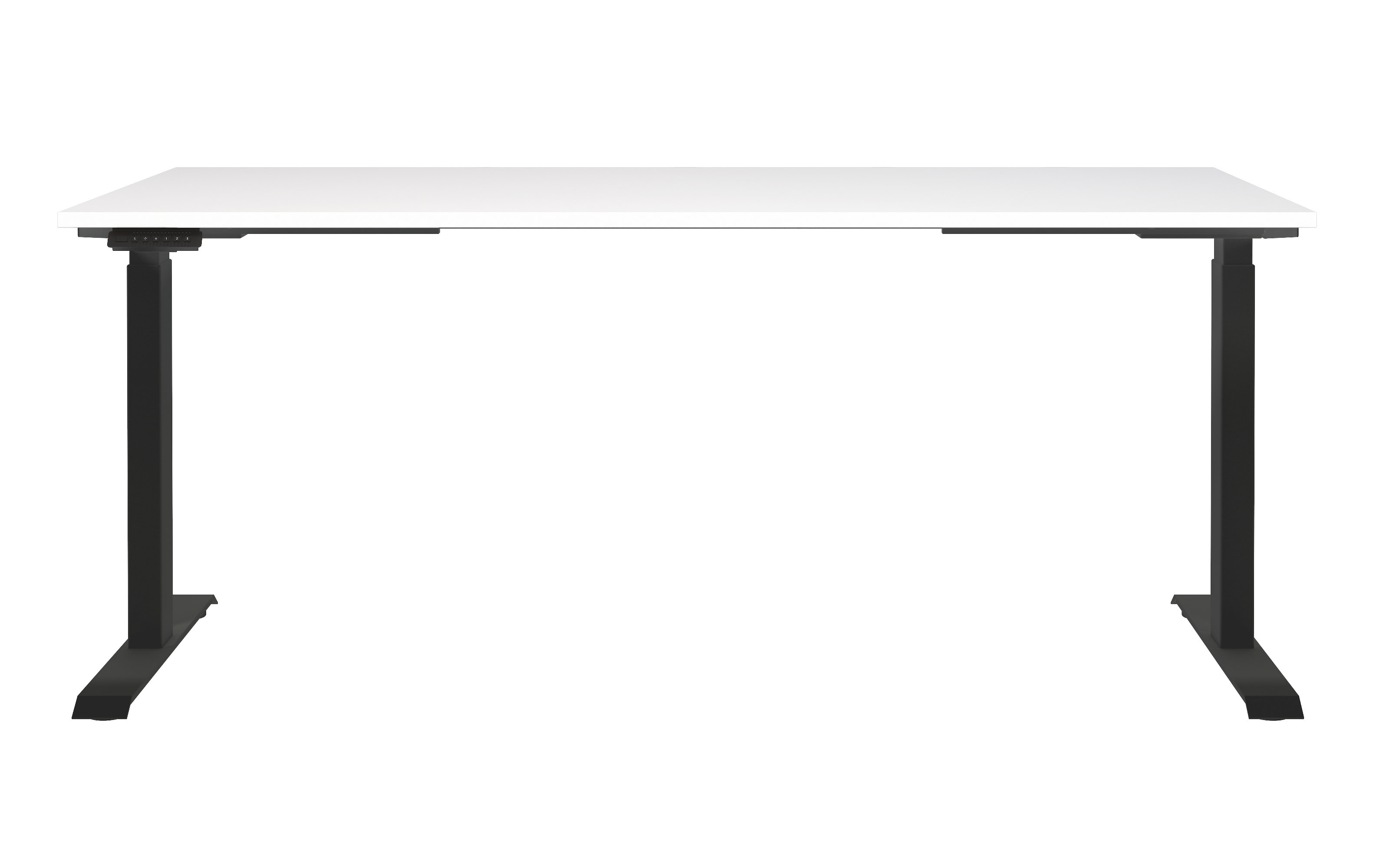 Schreibtisch GW-JET, weiß/schwarz