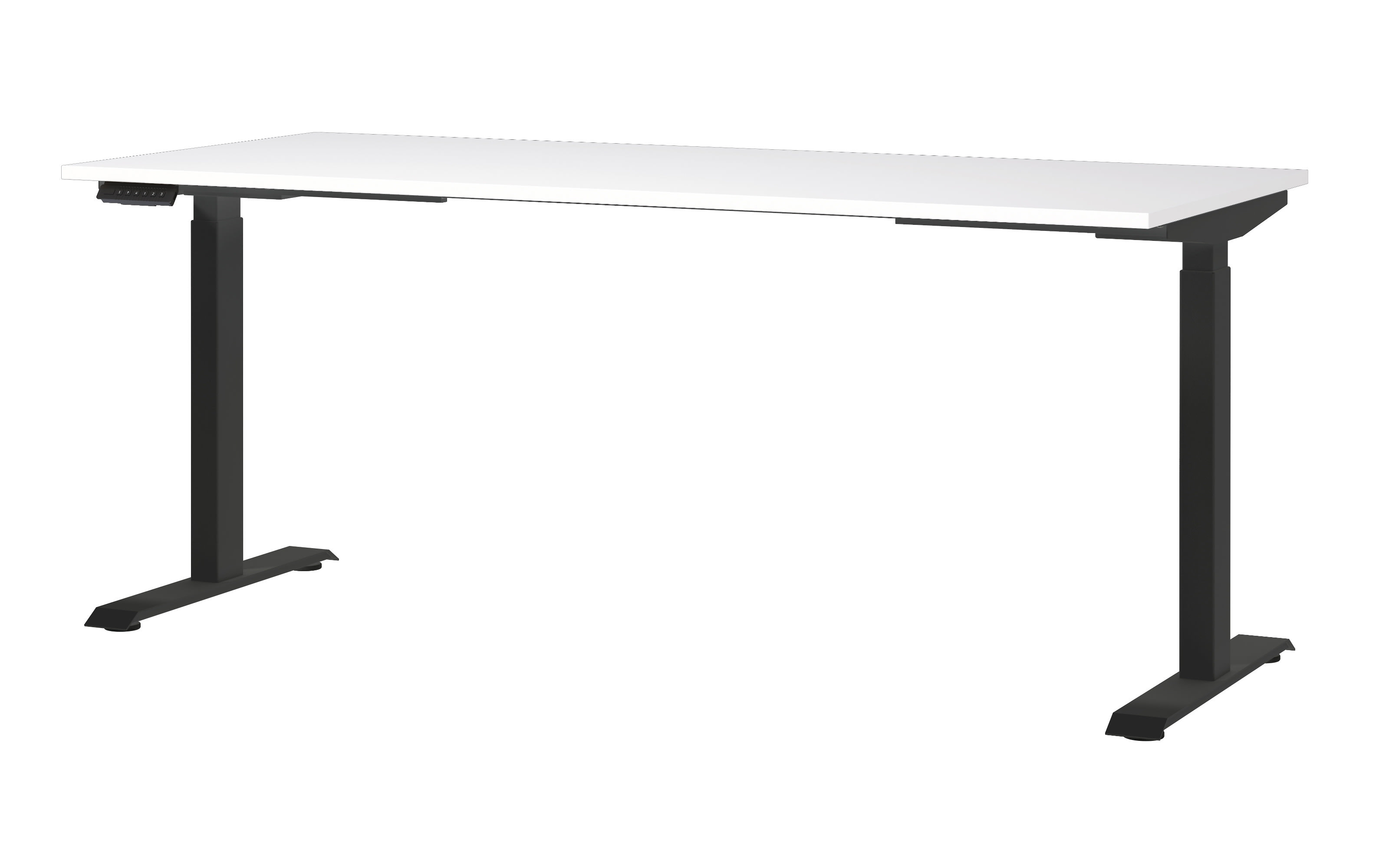 Schreibtisch GW-JET, weiß/schwarz