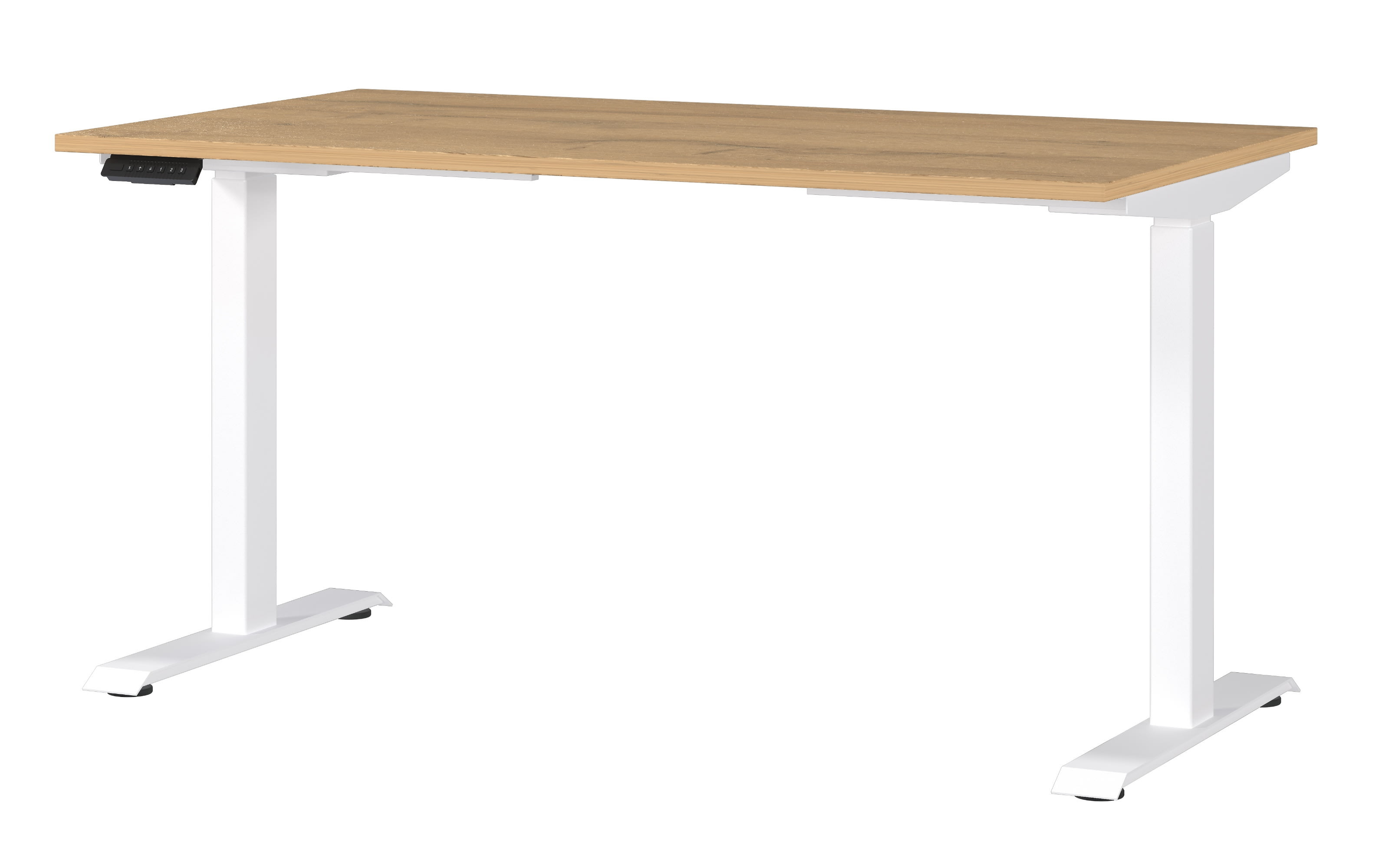 Schreibtisch GW-JET, Grandson-Eiche-Nachbildung/weiß