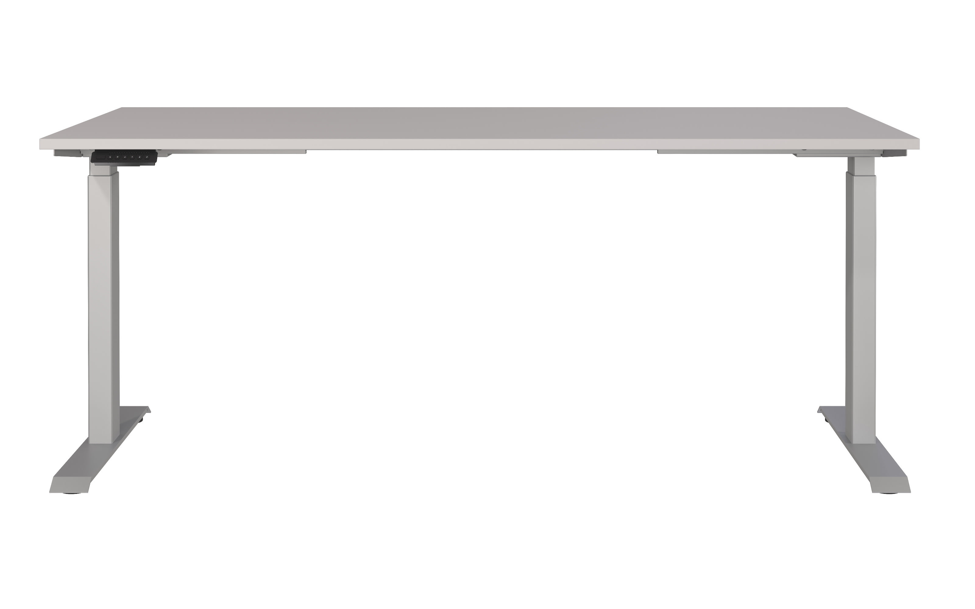 Schreibtisch GW-JET, kaschmir/silberfarbig