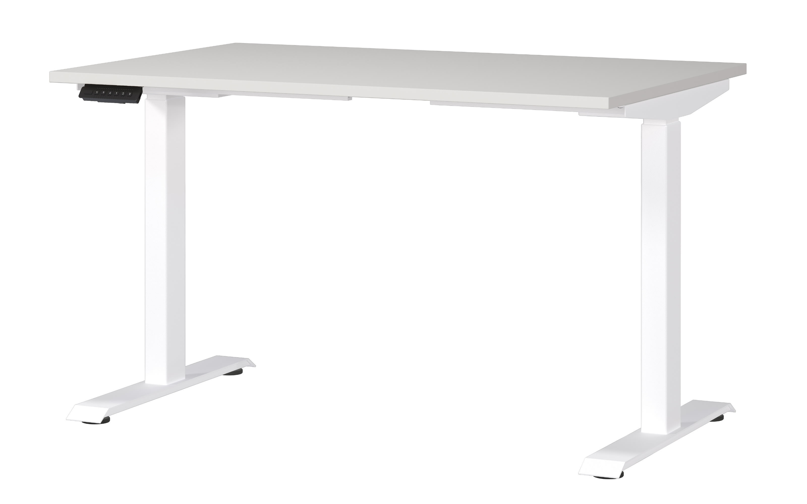 Schreibtisch GW-JET, lichtgrau/weiß