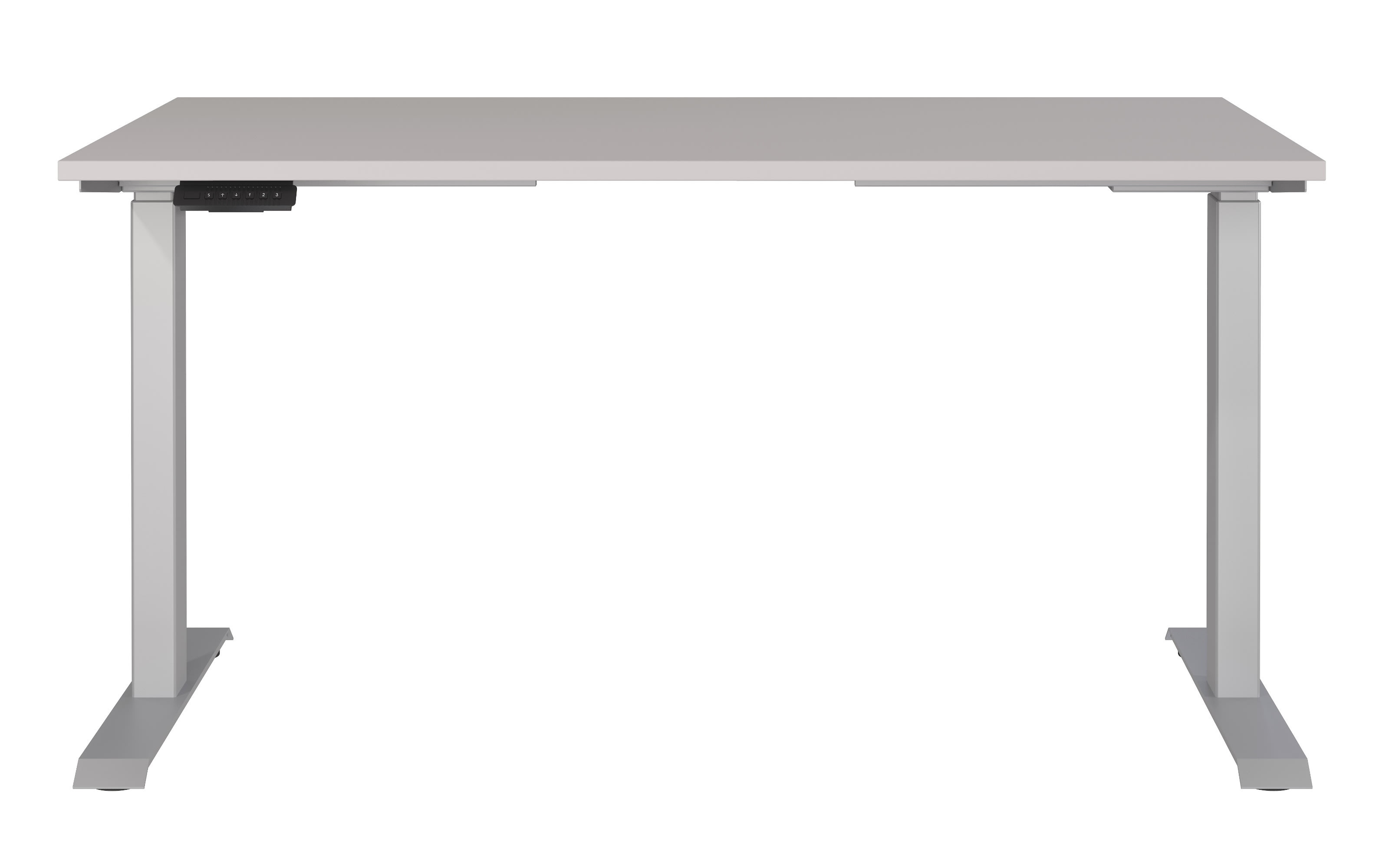 Schreibtisch GW-JET, Kaschmir/silberfarbig