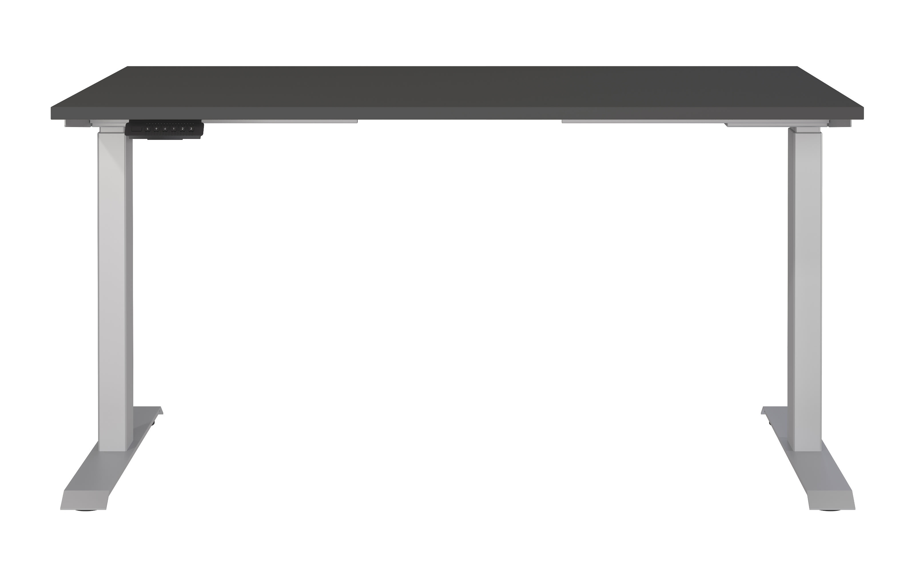 Schreibtisch GW-JET, graphit/silber