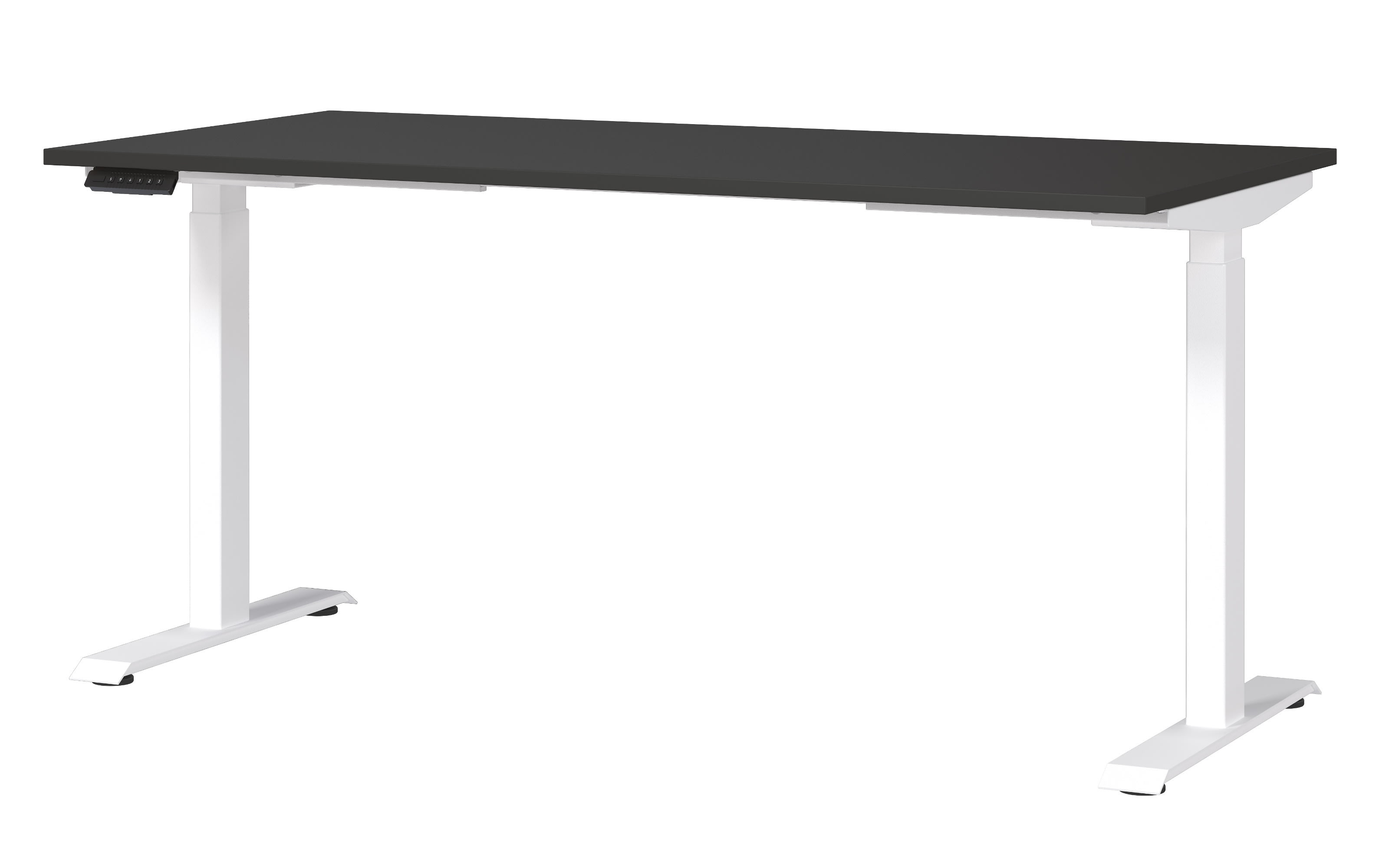 Schreibtisch GW-JET, graphit/weiß