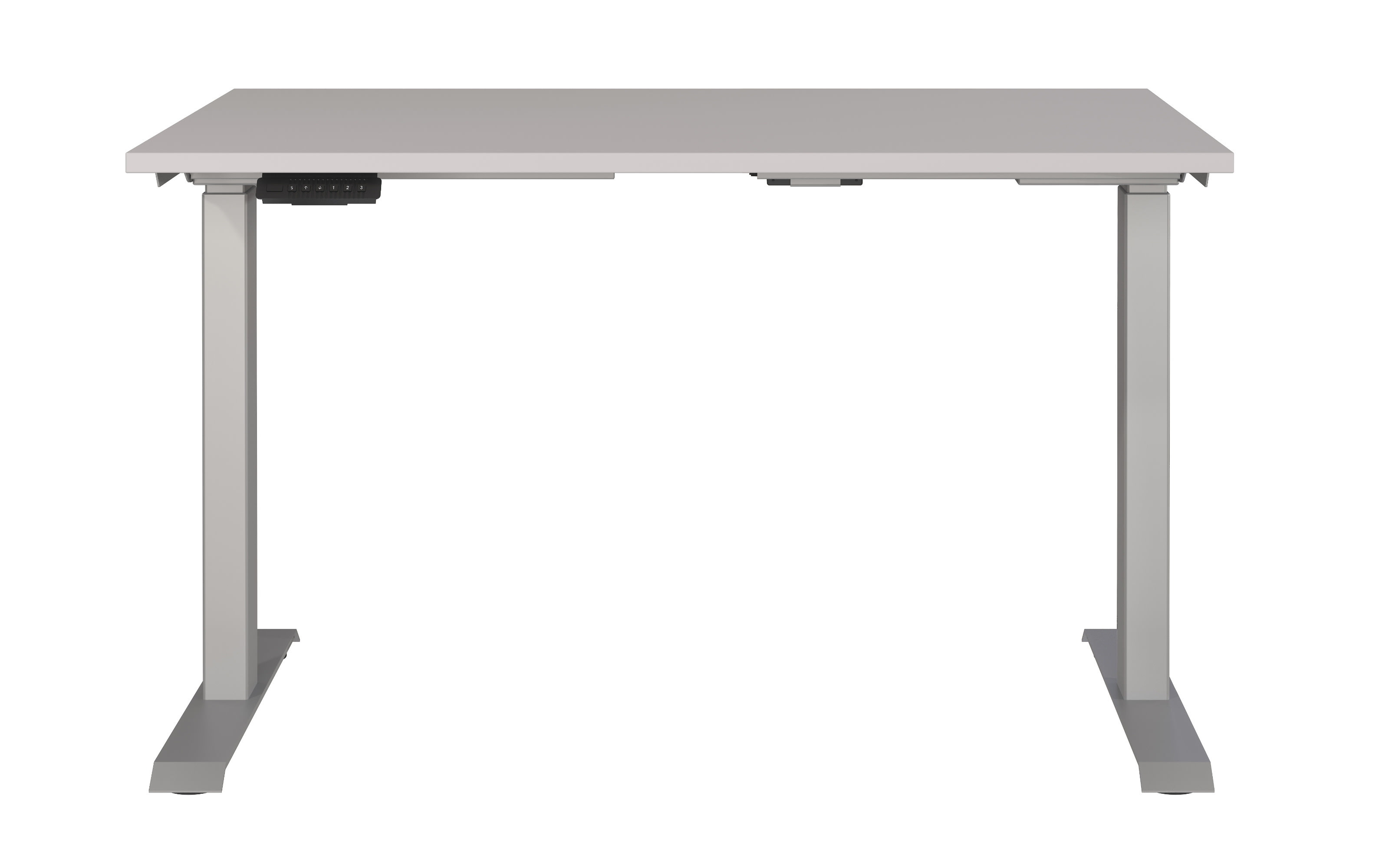 Schreibtisch GW-JET, kaschmir/silberfarbig