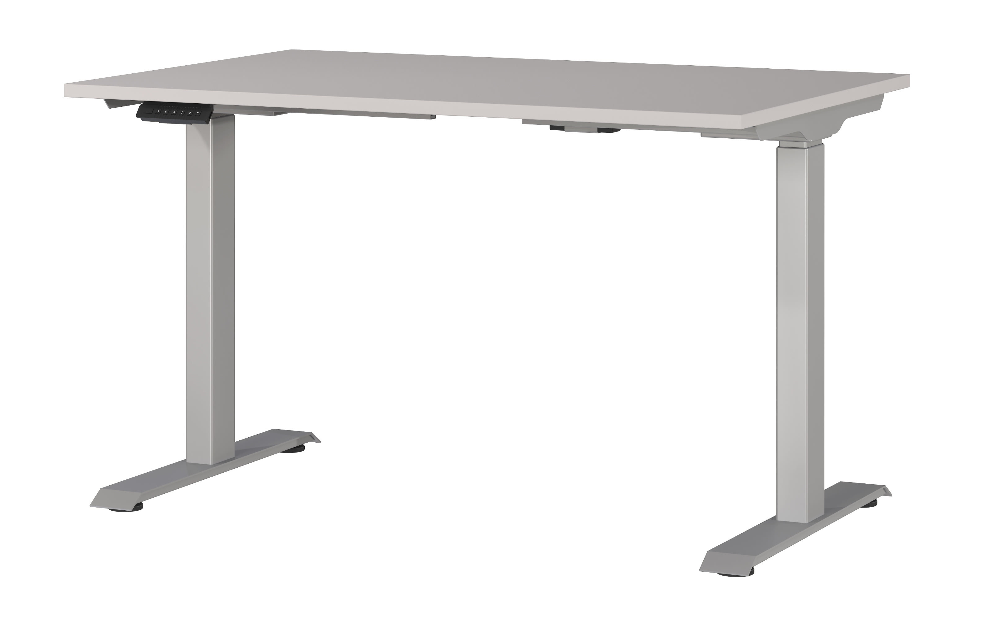 Schreibtisch GW-JET, kaschmir/silberfarbig