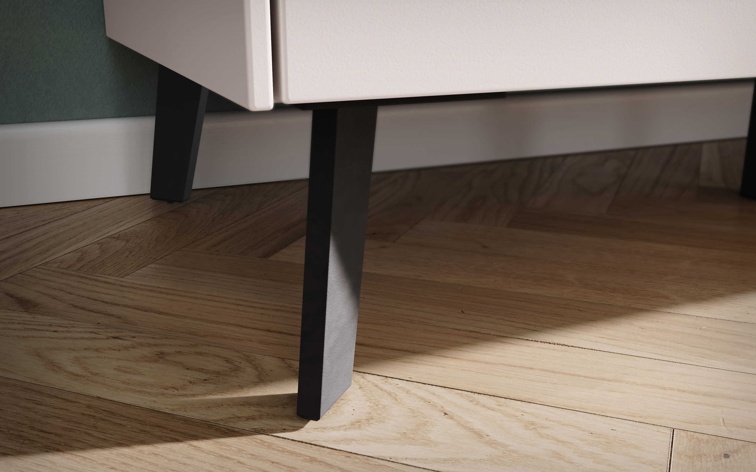 Gestellfuß-Set GW-LOMENA, schwarz 