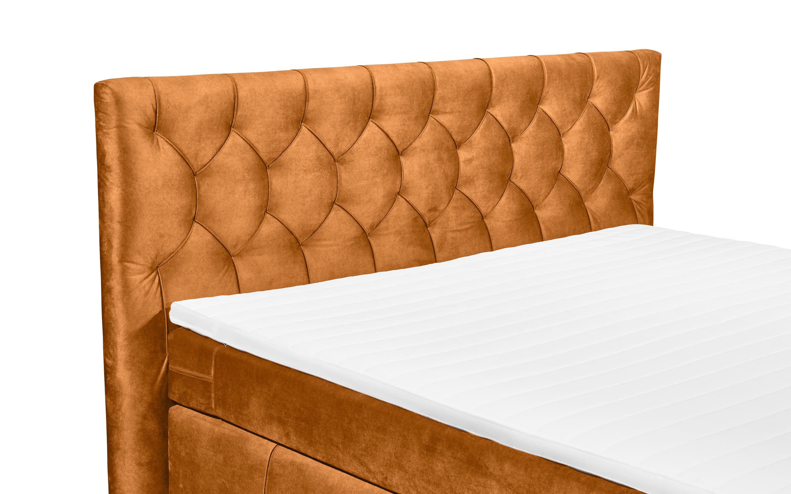 Boxspringbett Pembroke 8 in amber, 180 × 200 cm