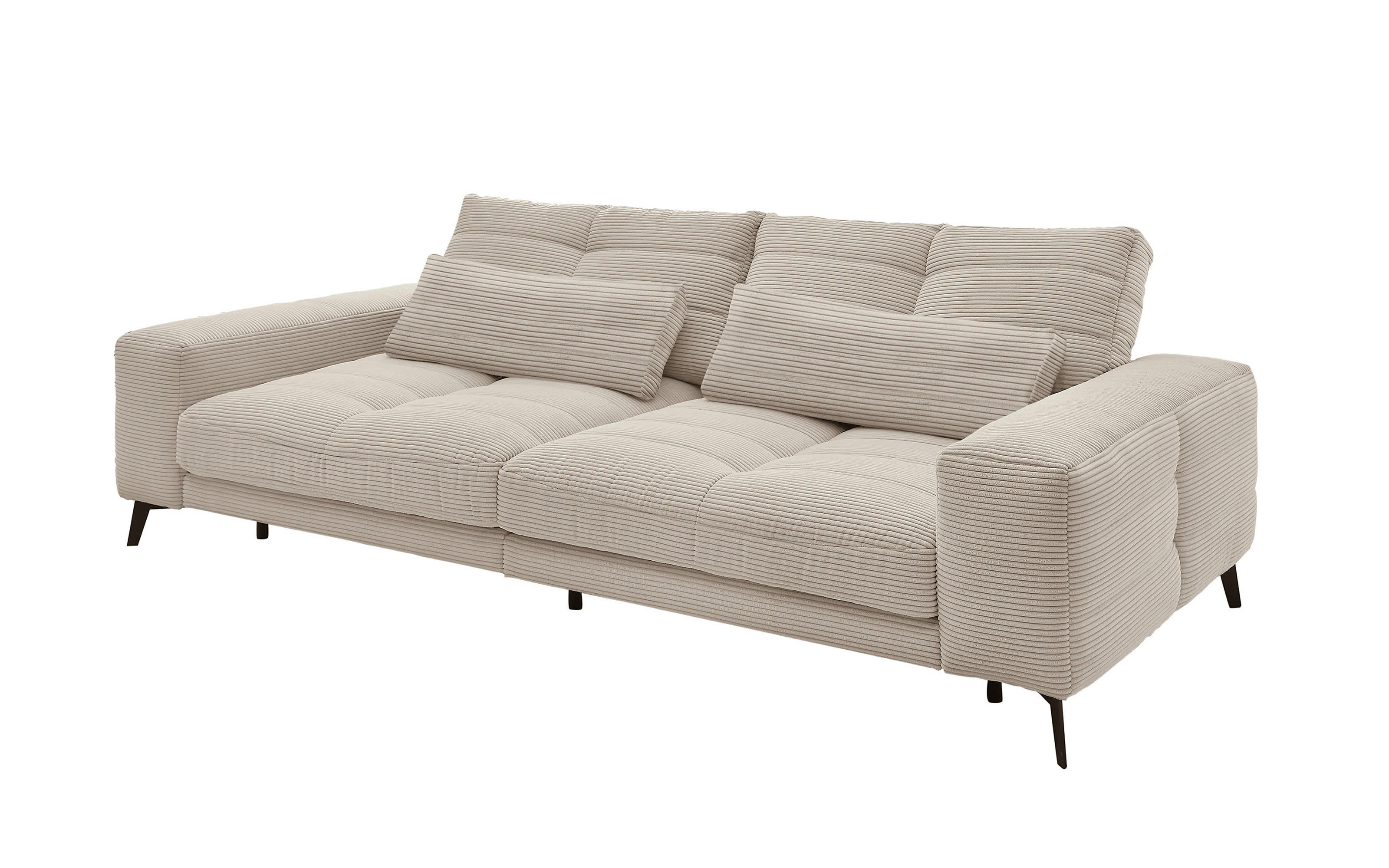 Bigsofa Helmond, stone, inkl. Kissen 