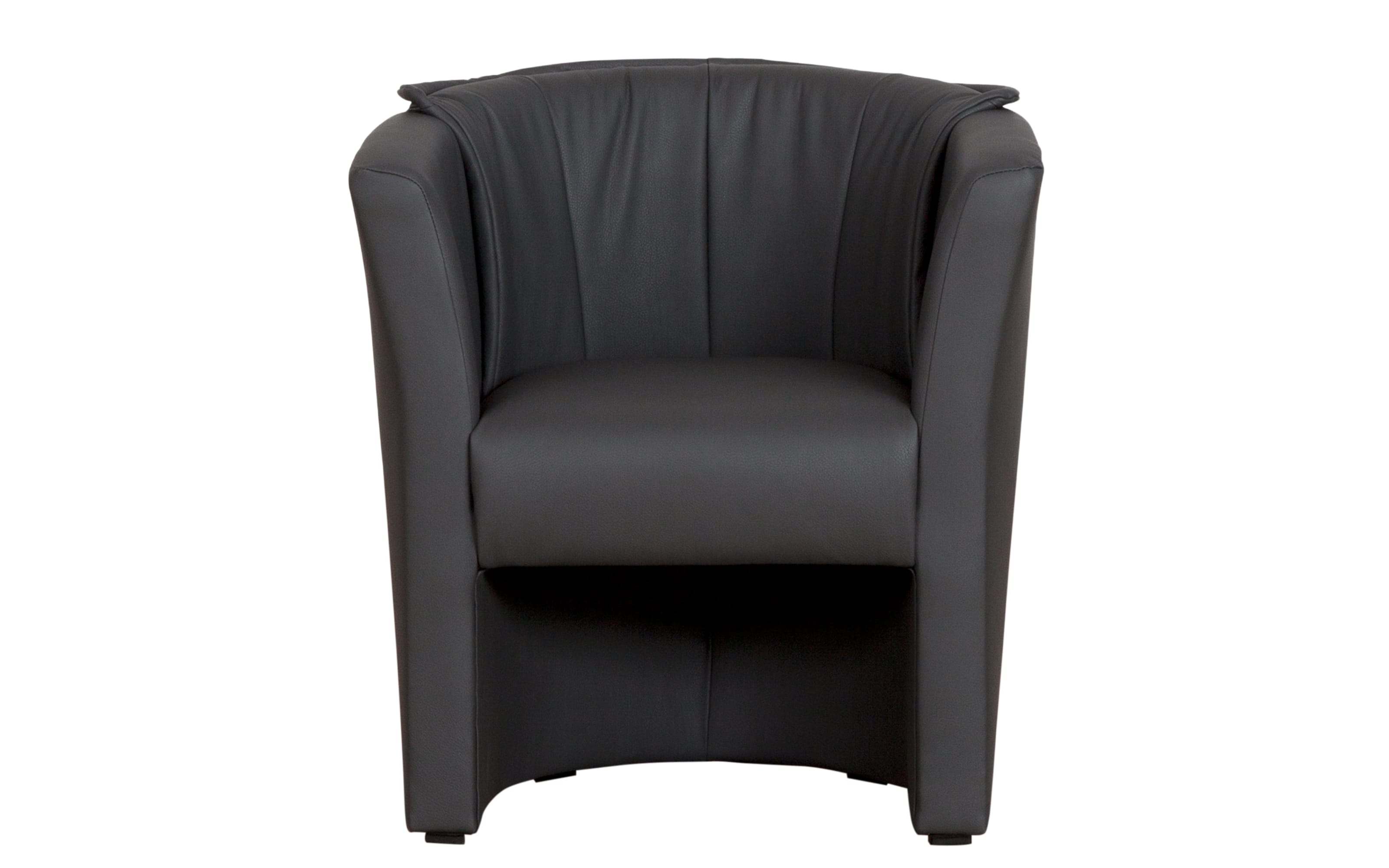 Cocktailsessel Lux in grau, u-förmig