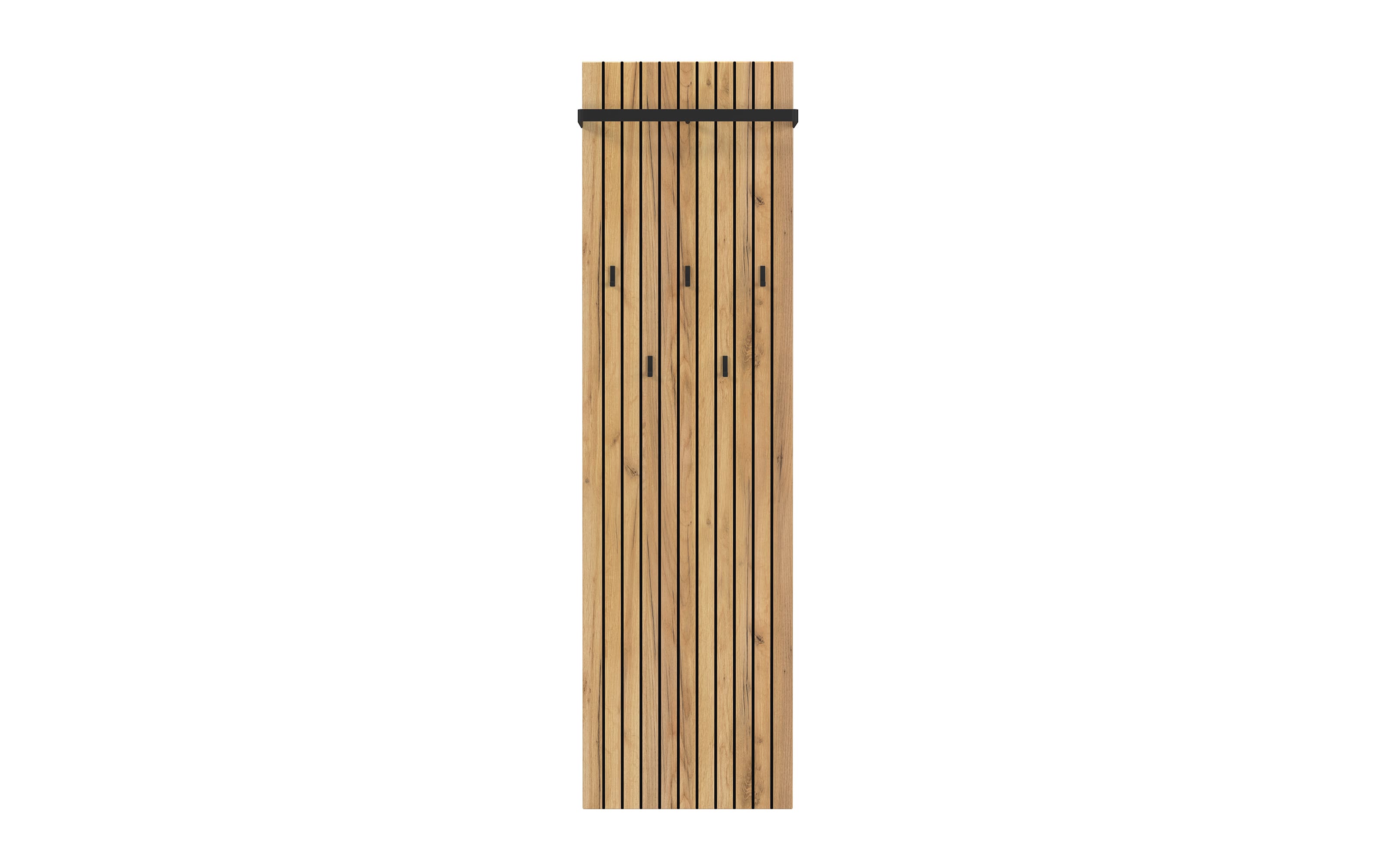 Garderobenpaneel Renell, Eiche Nachbildung/graphit