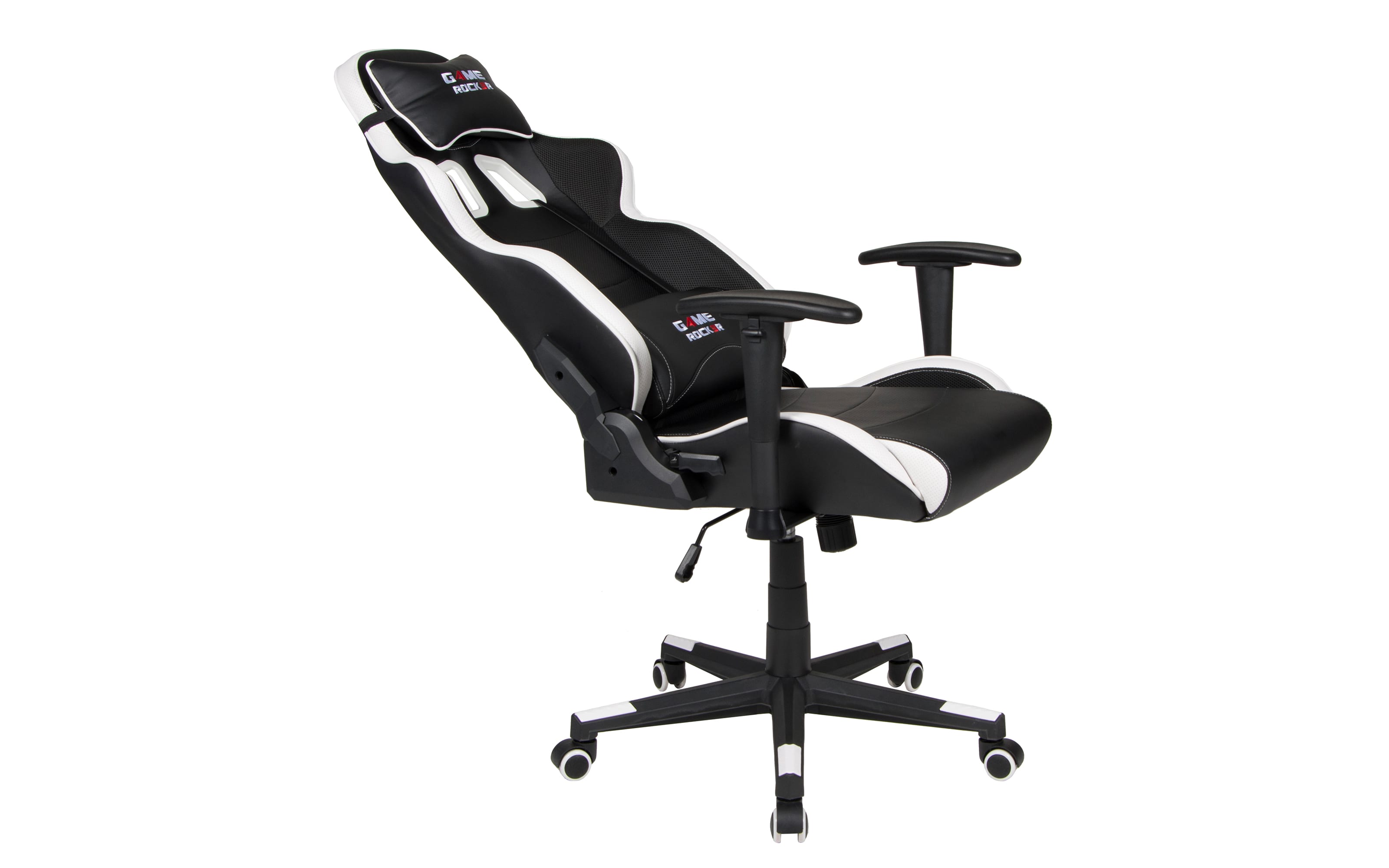 Gaming Stuhl Hardeck G-10, online bei kaufen schwarz/weiß Kunstleder