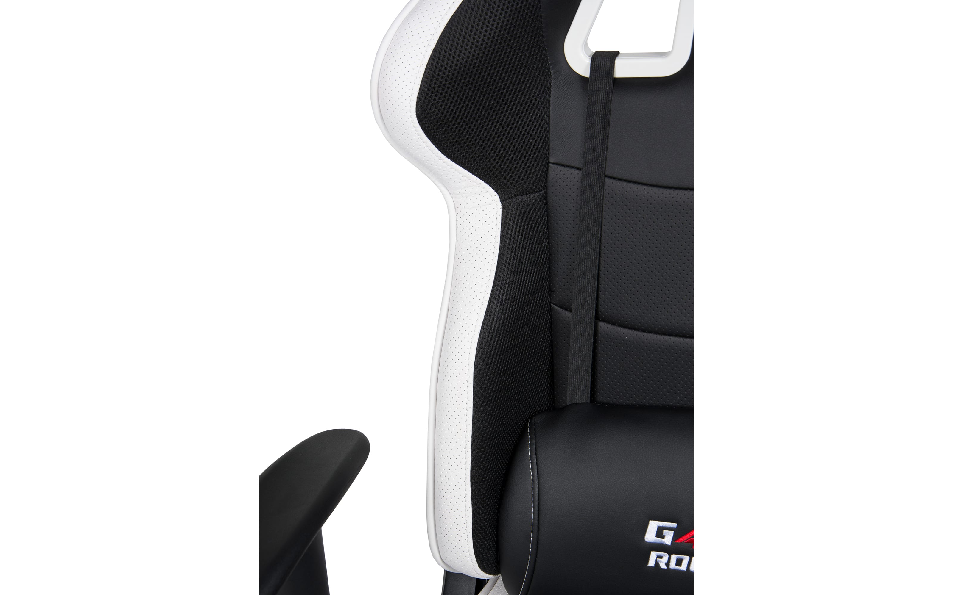 Gaming Stuhl G-10, Kunstleder, schwarz/weiß