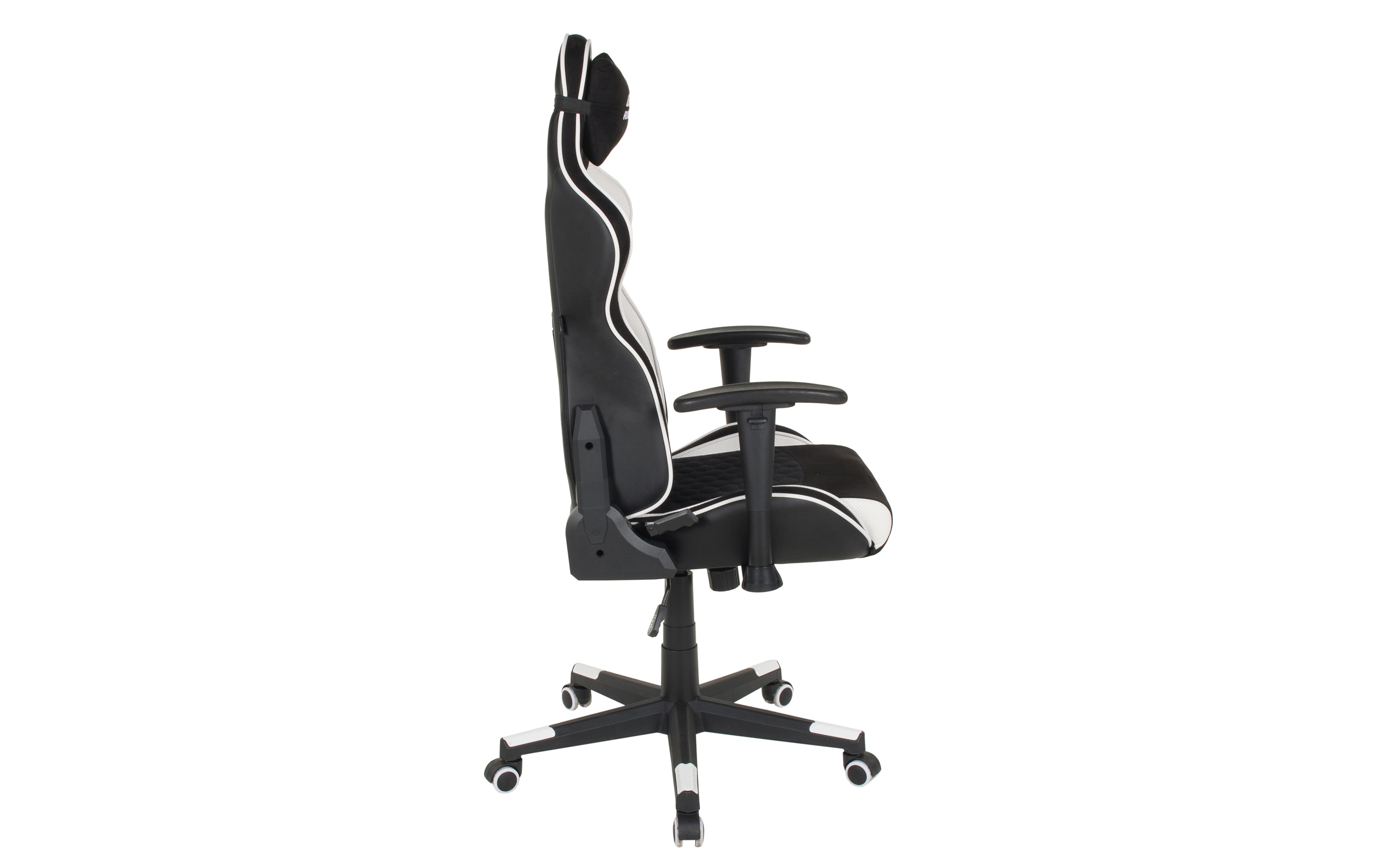 Gaming Stuhl Kunstleder schwarz, weiß Hardeck Mikrofaser G30, online Absetzung kaufen bei