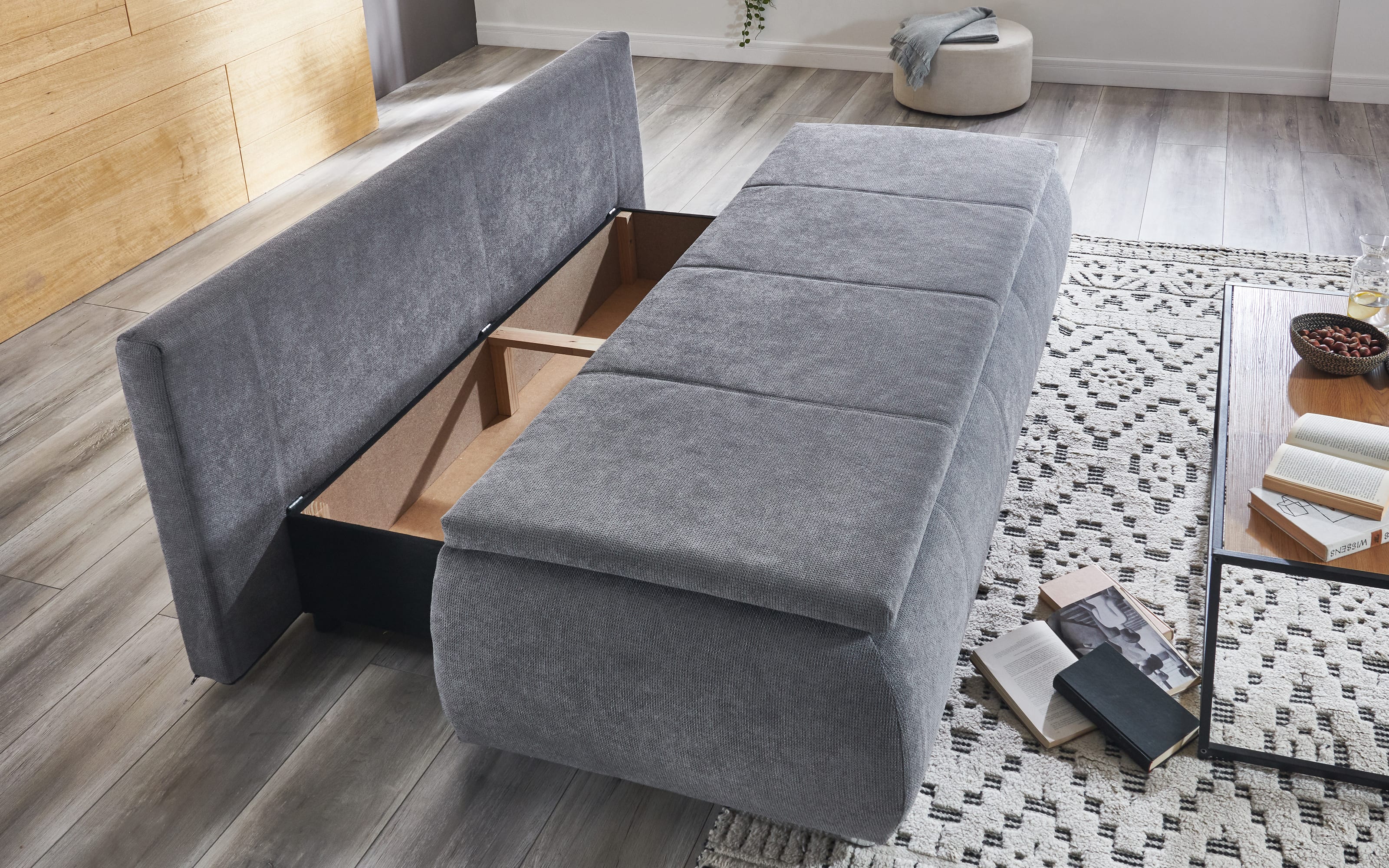 Schlafsofa SO160 Lenon, grau, 146 x 202 cm