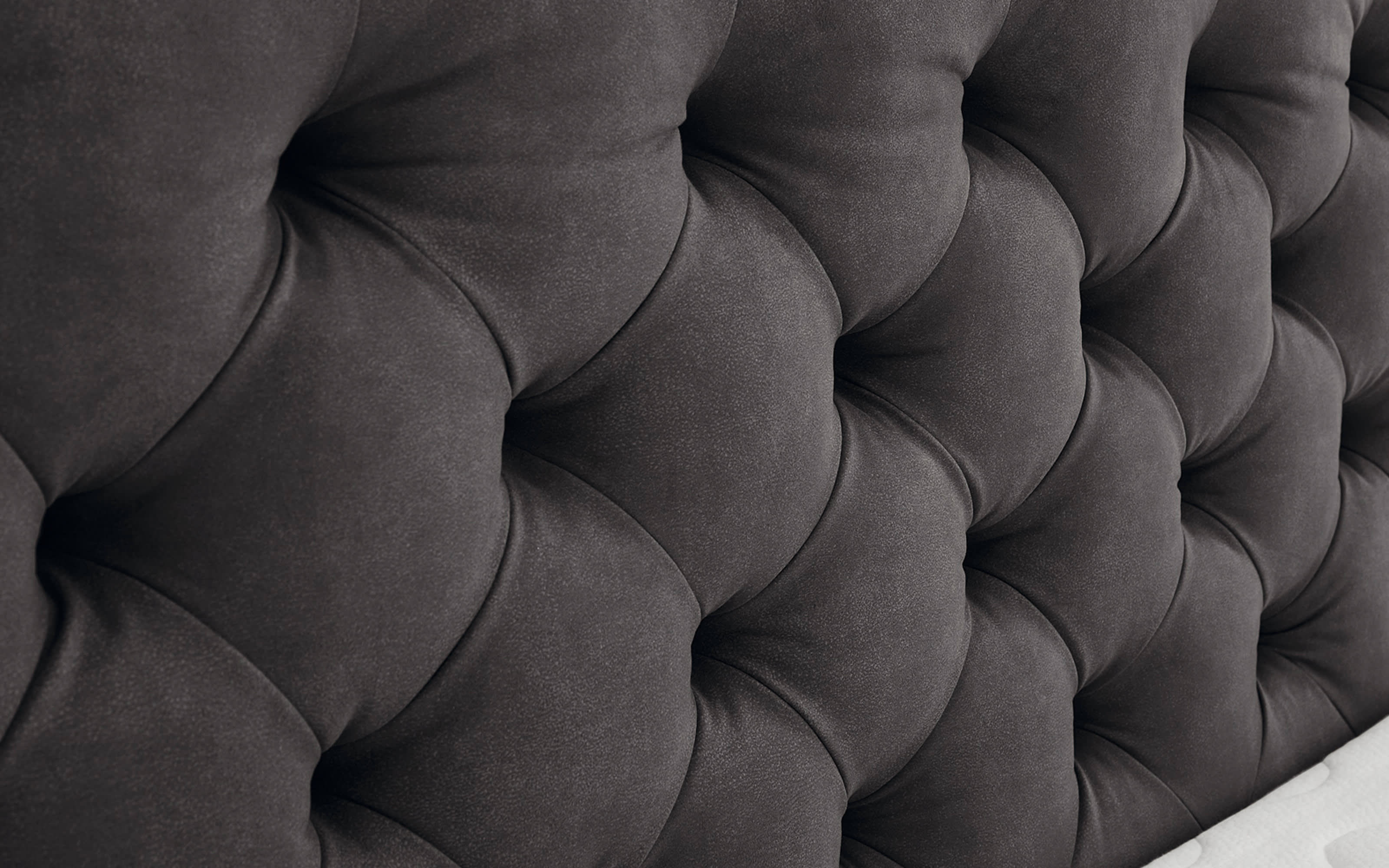 Boxspringbett Marilyn, anthrazit, 180 x 200 cm, inkl. Topper