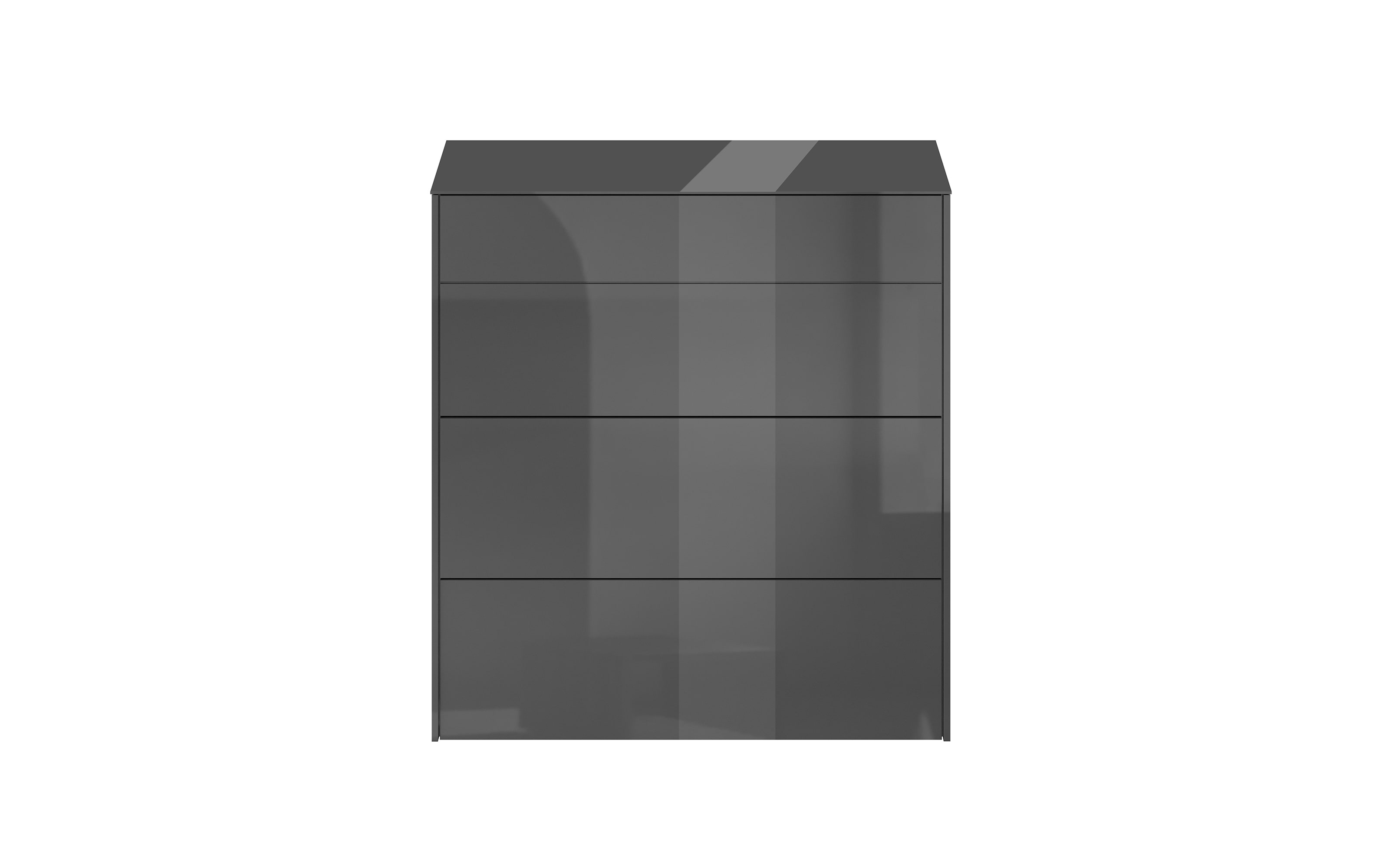 Kommode Colors, anthrazit, inkl. Push-to-Open Funktion