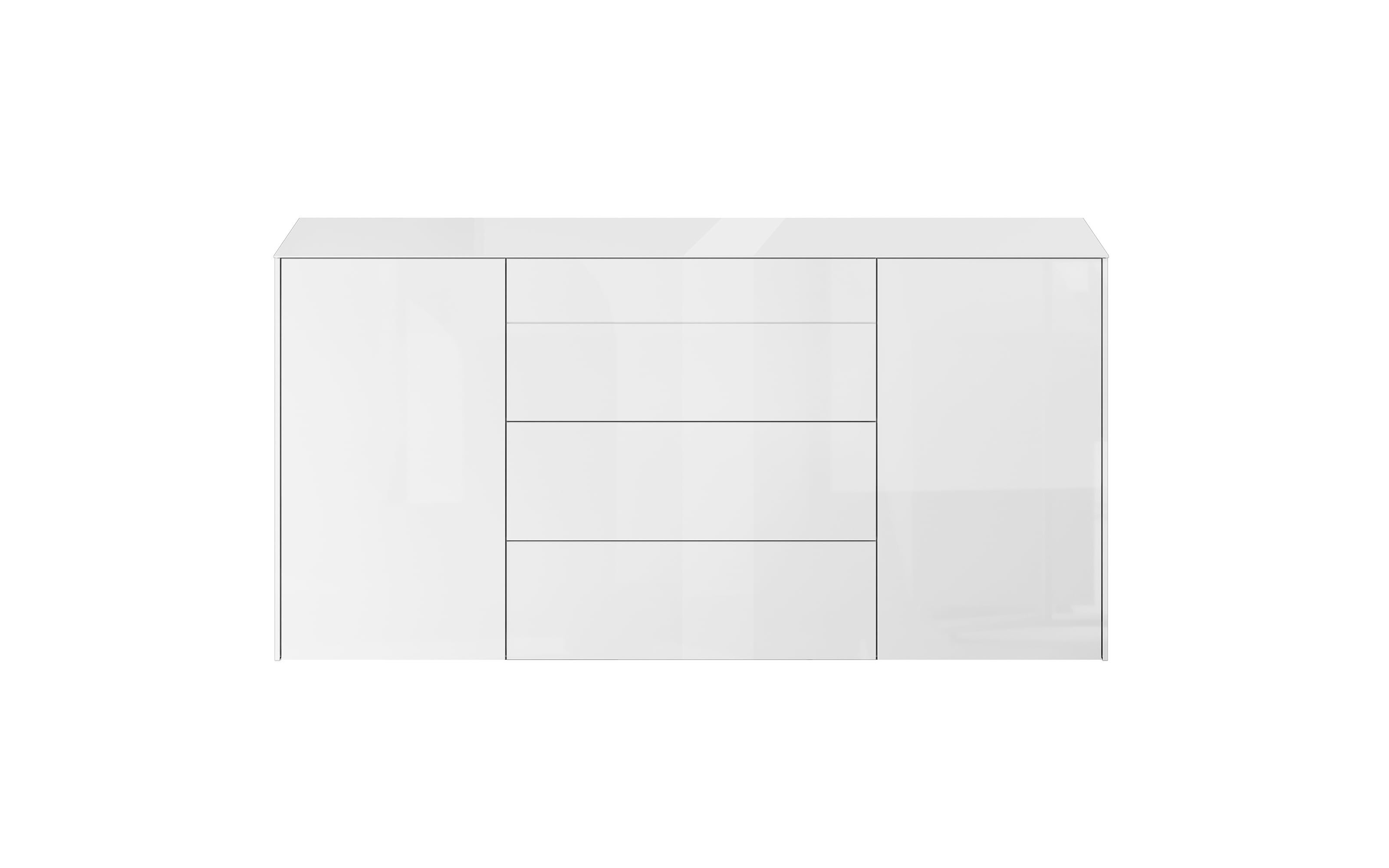 Kommode Colors, weiß, inkl. Füße