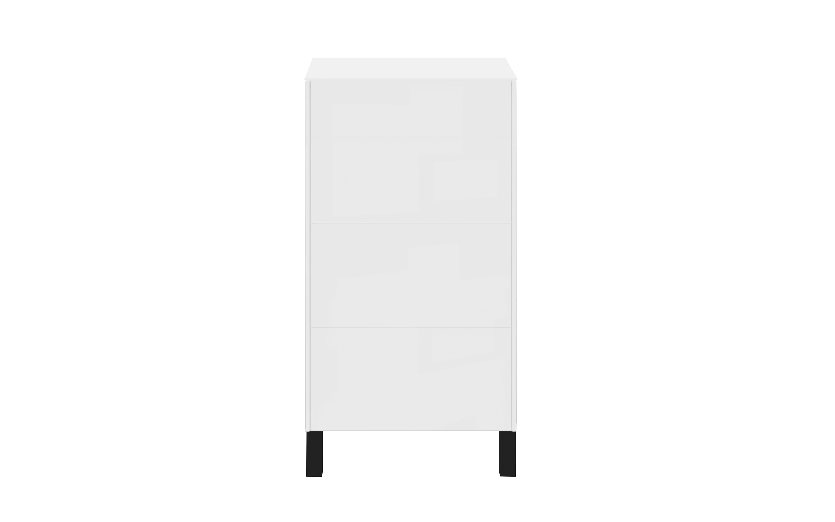 Kommode Colors, weiß, inkl. Push-to-Open Funktion