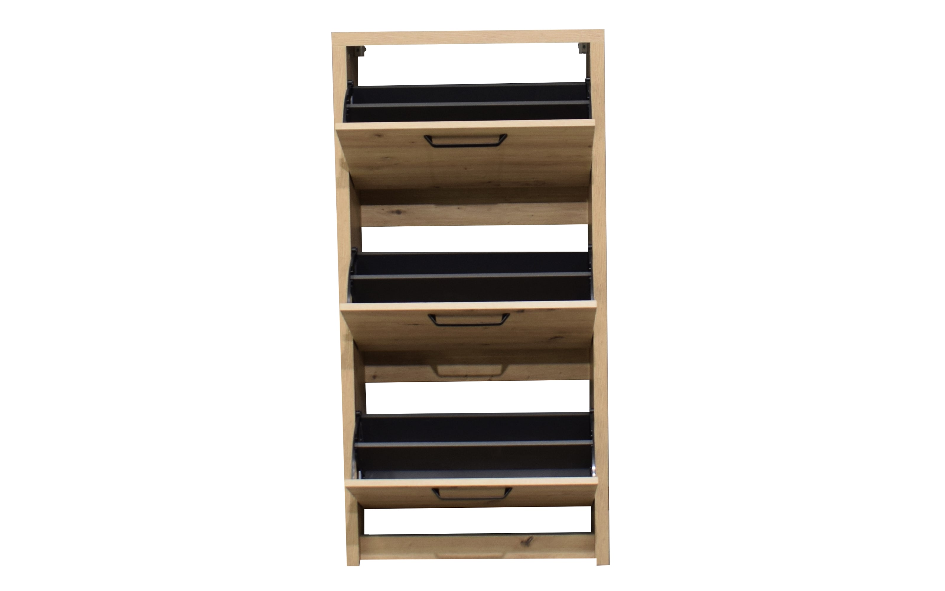 Schuhkipper Klapp, Asteiche-Nachbildung, 64 x 129 cm