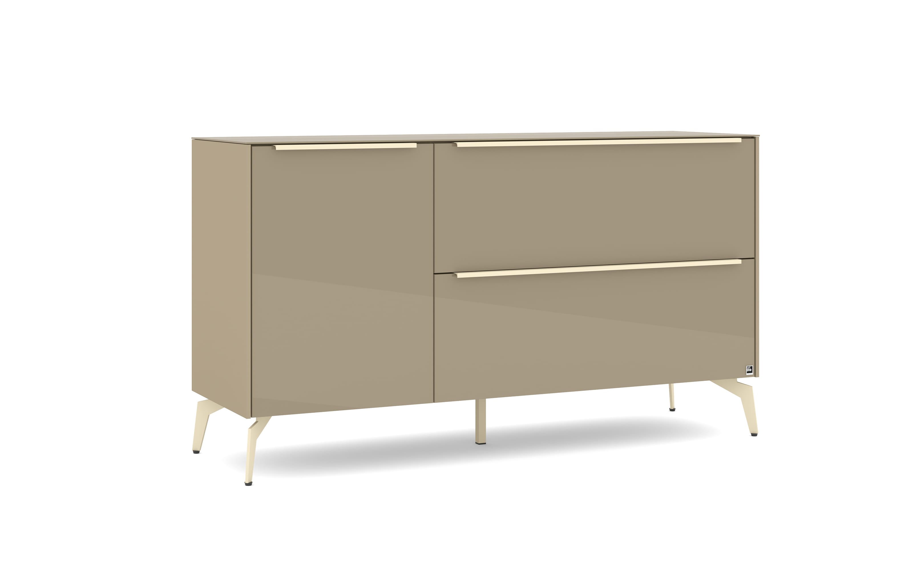 Lowboard Reno, taupe/kaschmir