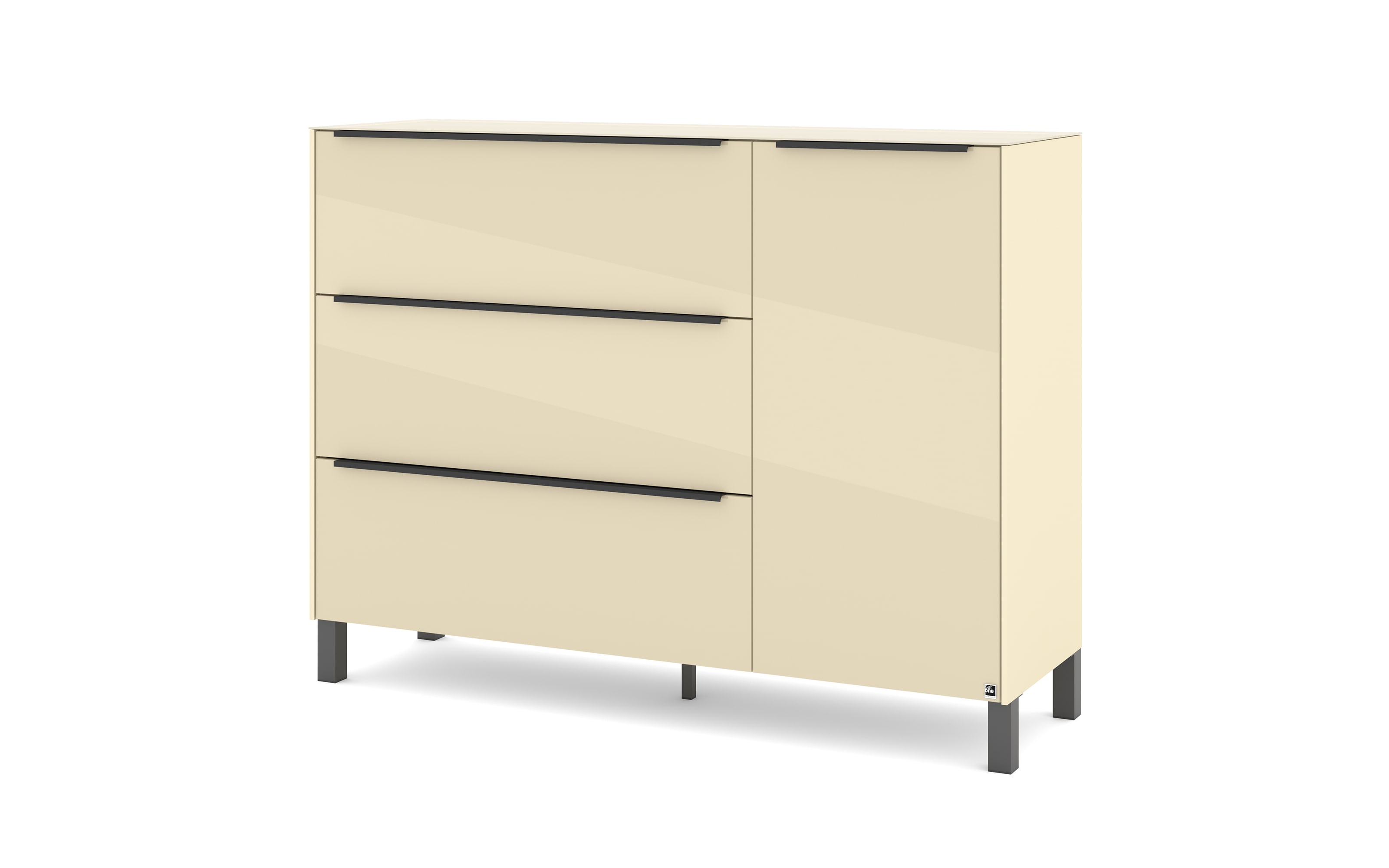 Kommode Reno, kaschmir/graphit