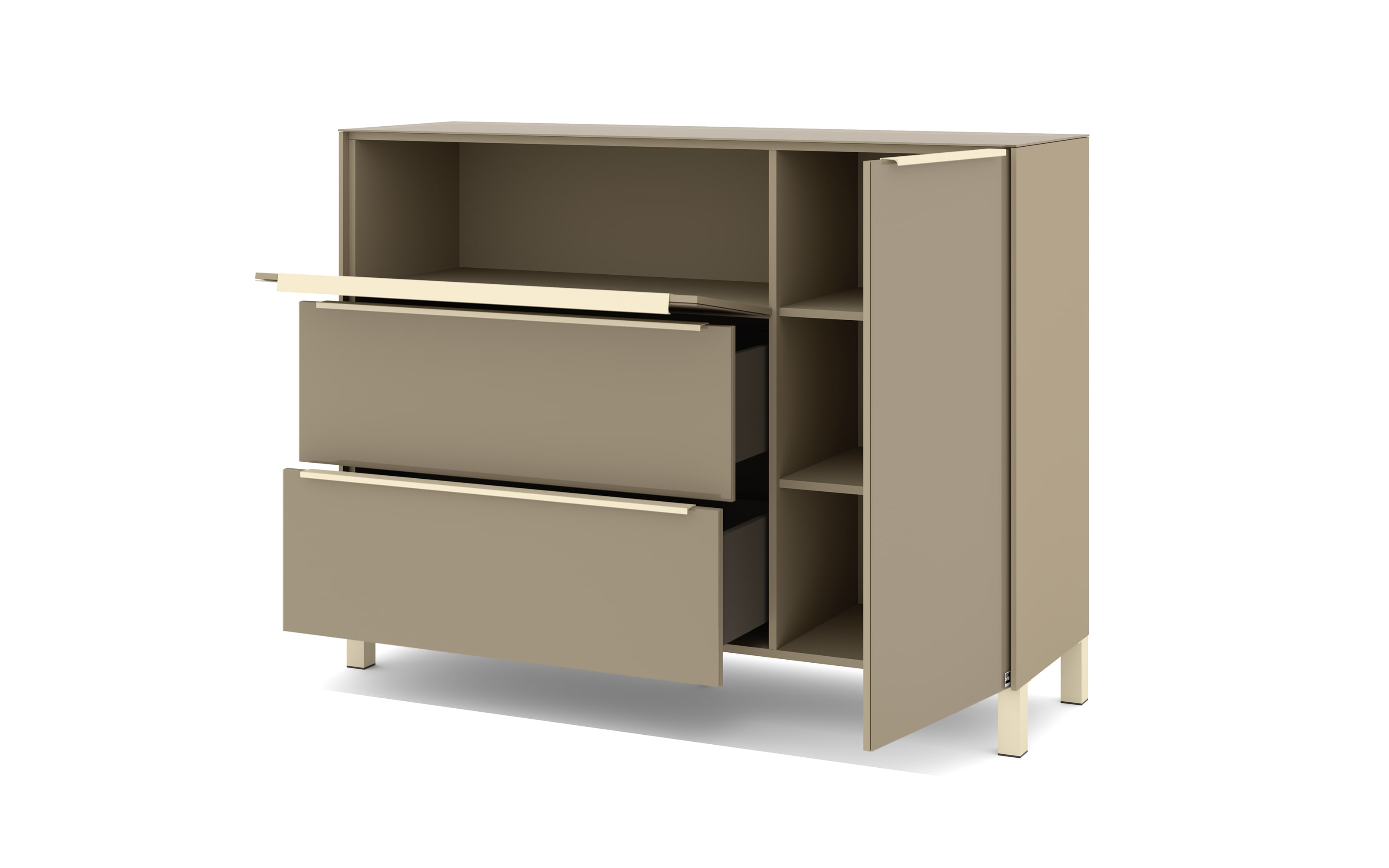 Kommode Reno, taupe/kaschmir