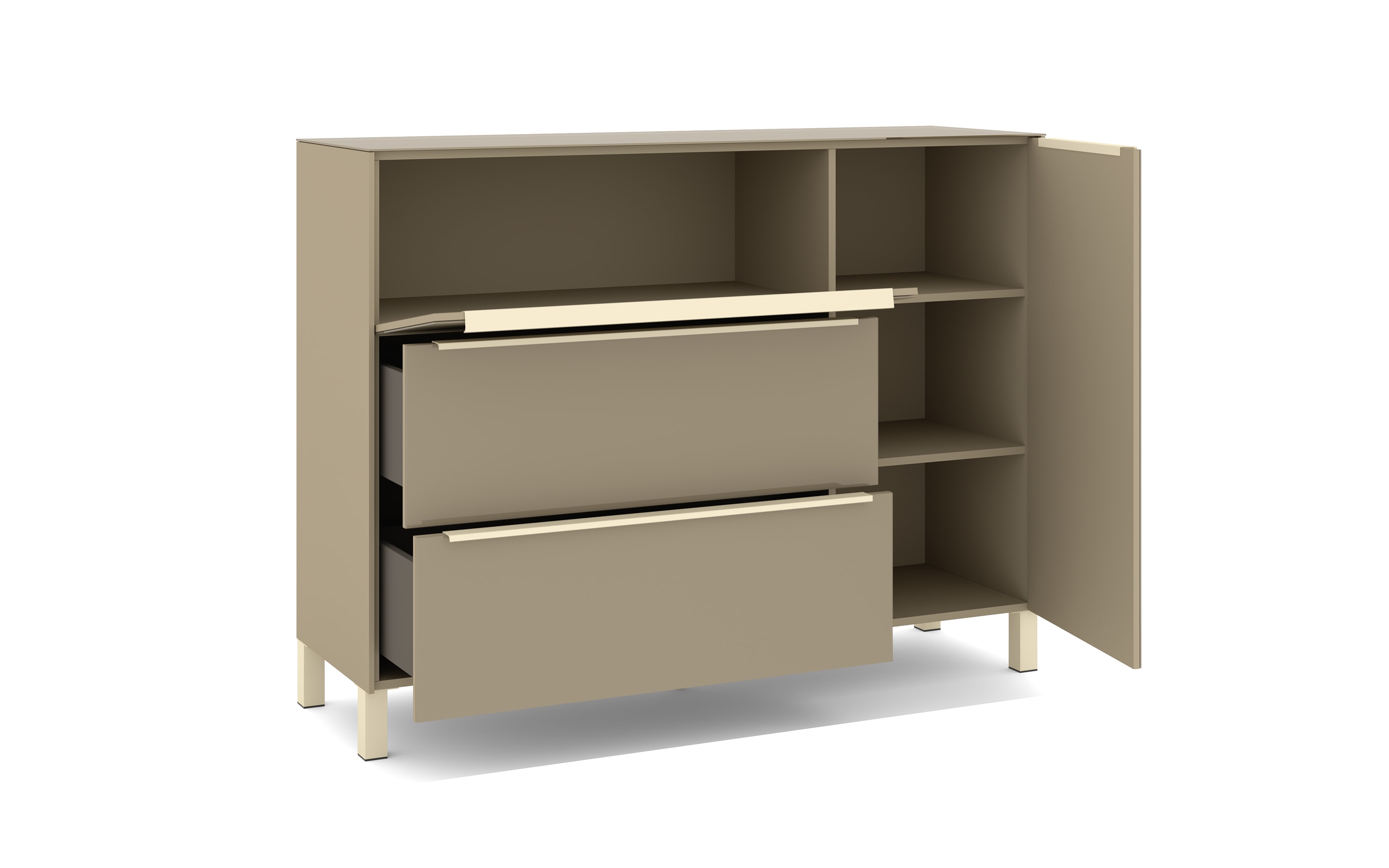 Kommode Reno, taupe/kaschmir