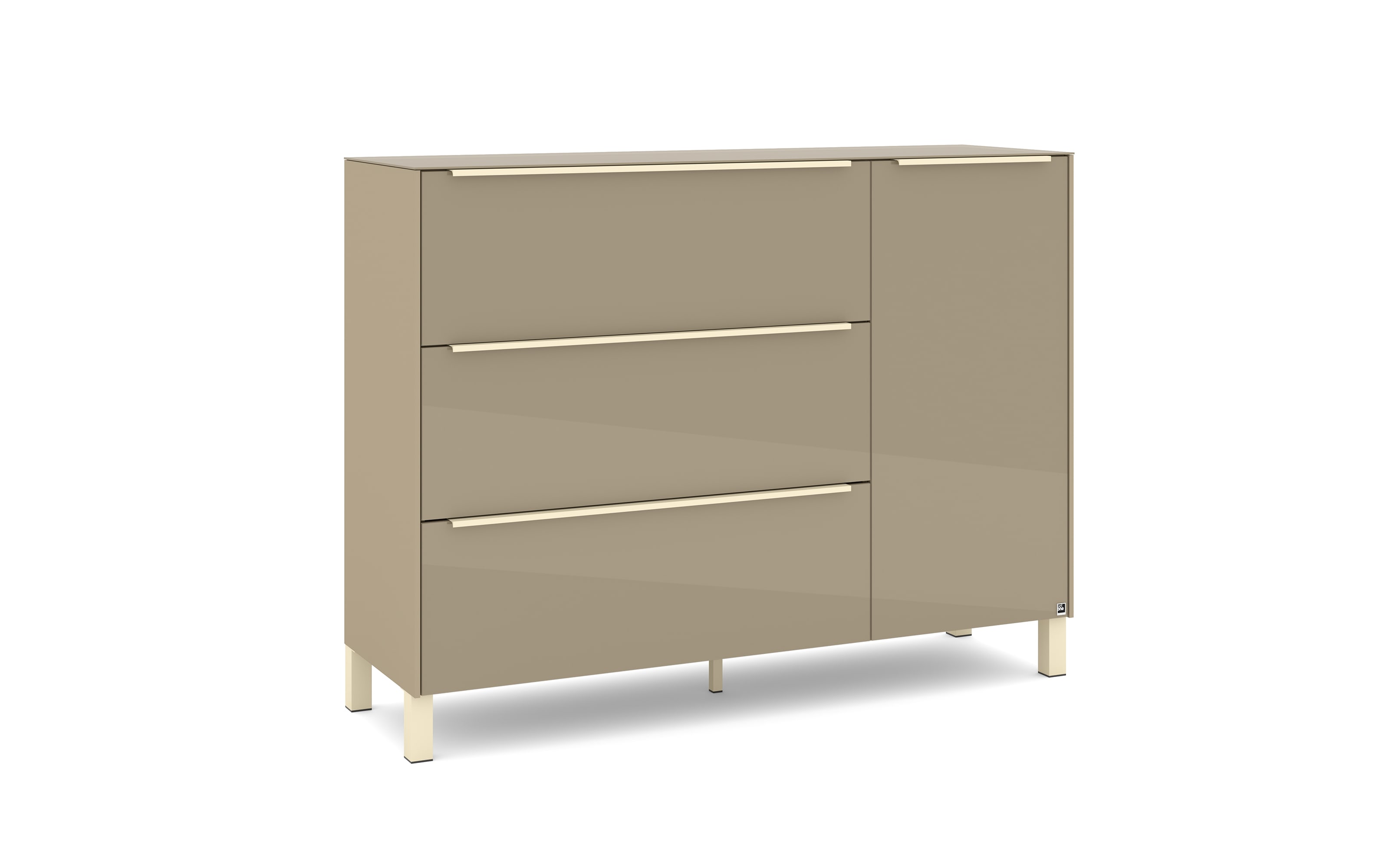 Kommode Reno, taupe/kaschmir