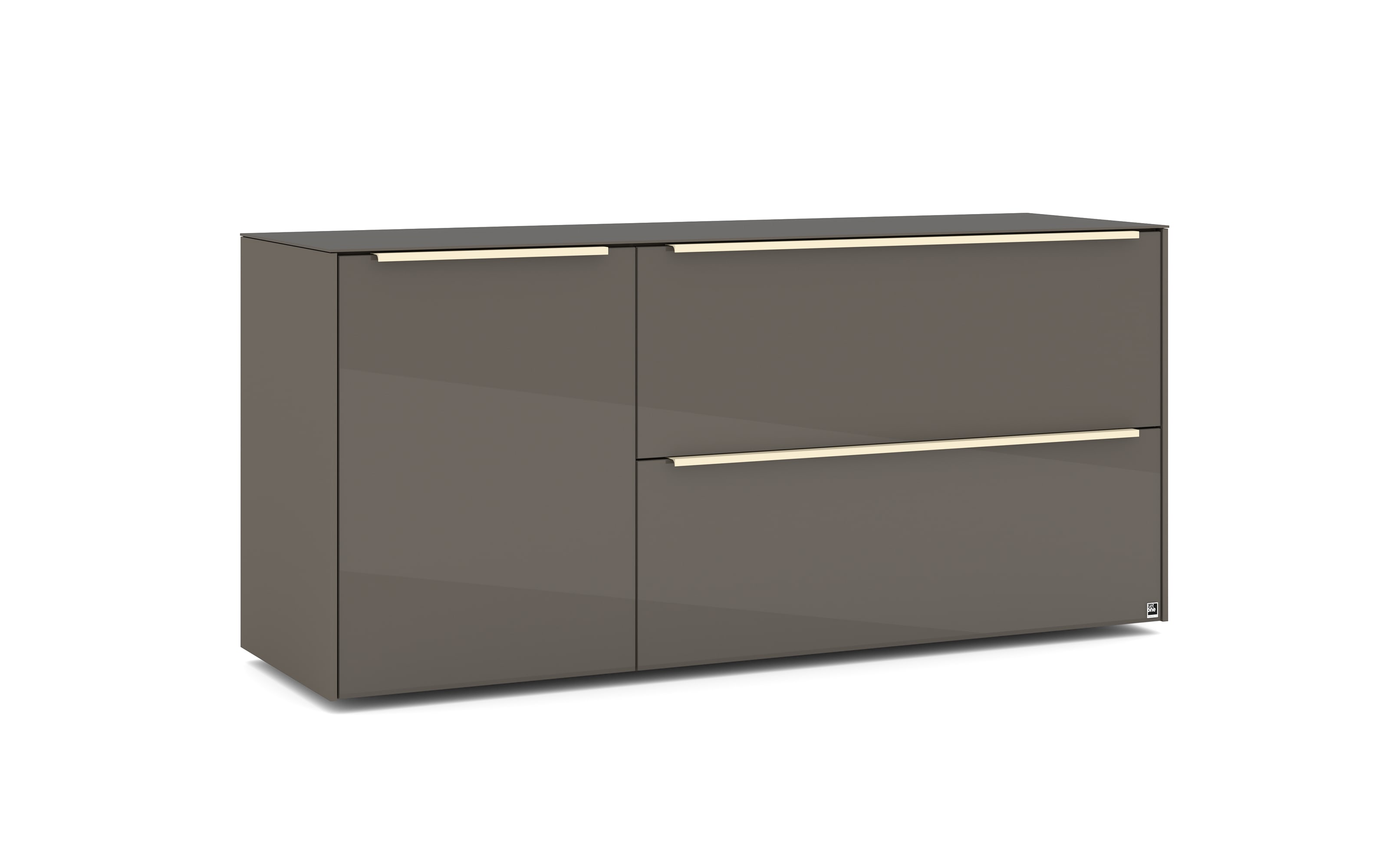 Lowboard Reno, anthrazit/kaschmir