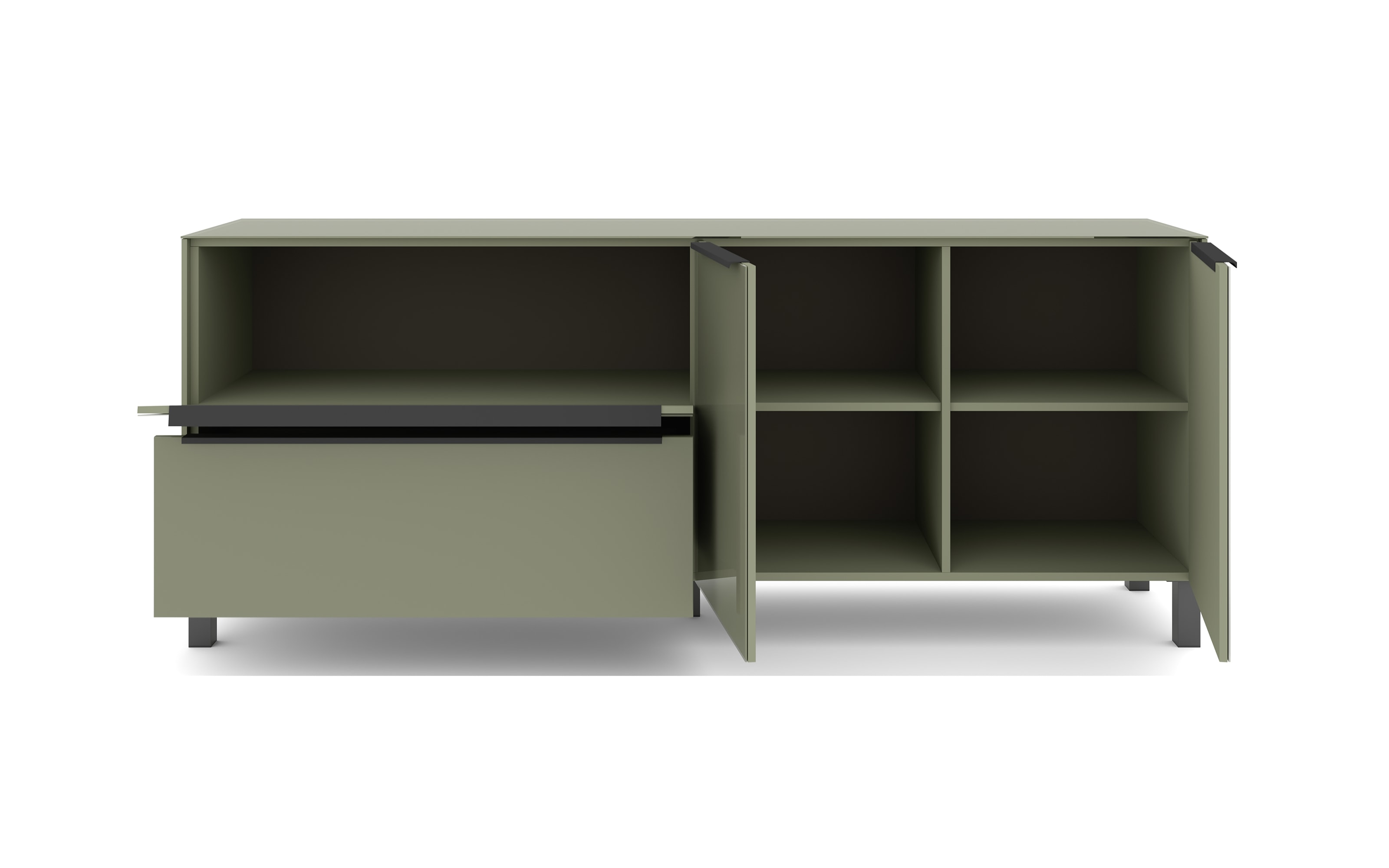 Lowboard Reno, olivgrün/graphit