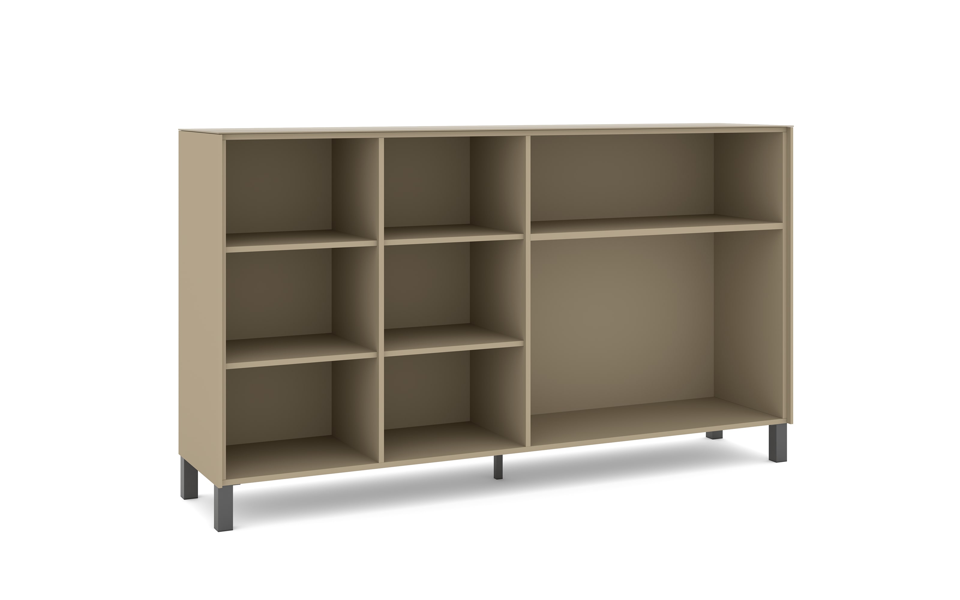 Kommode Reno, taupe/graphit