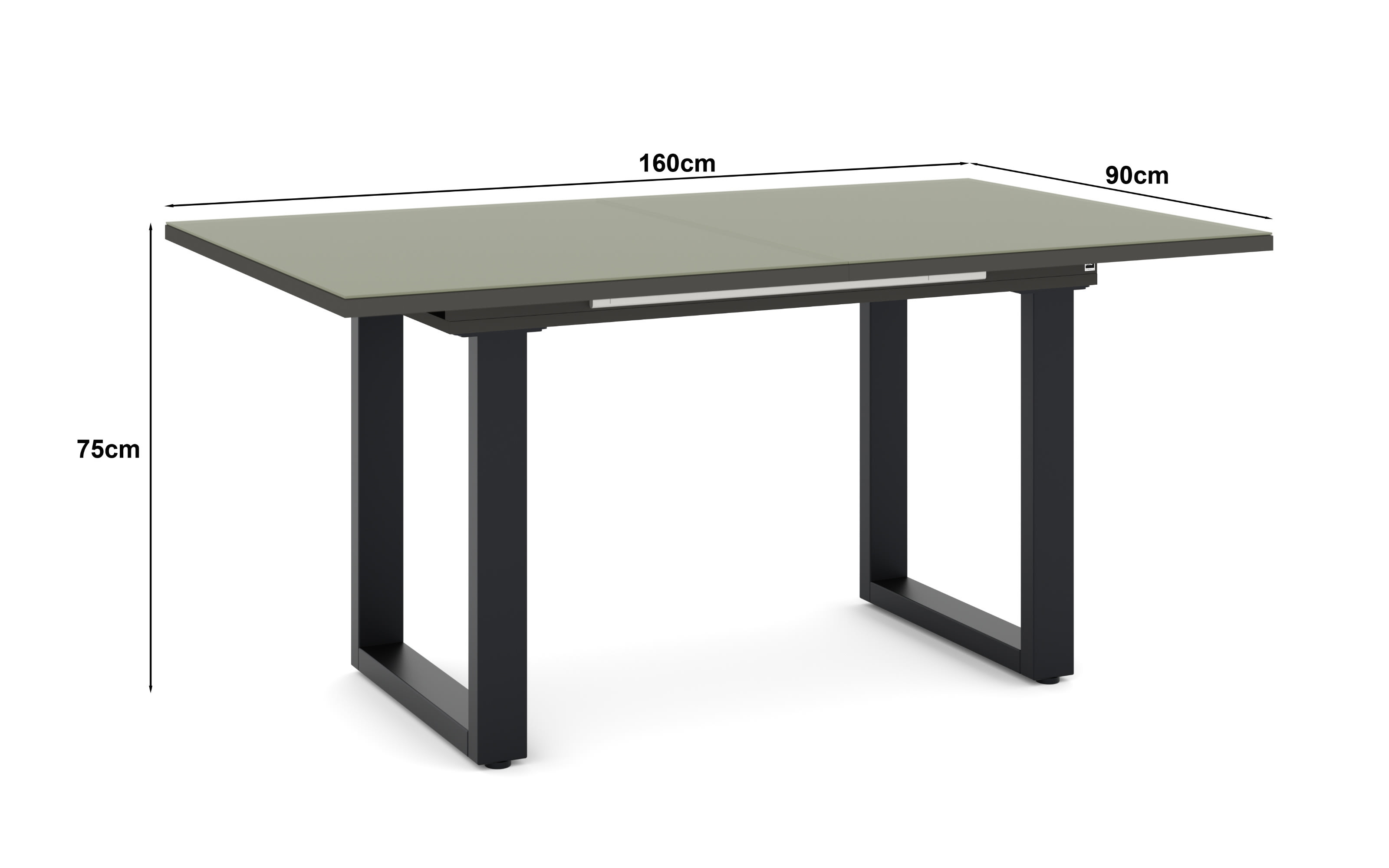 Esstisch Reno, olivgrün