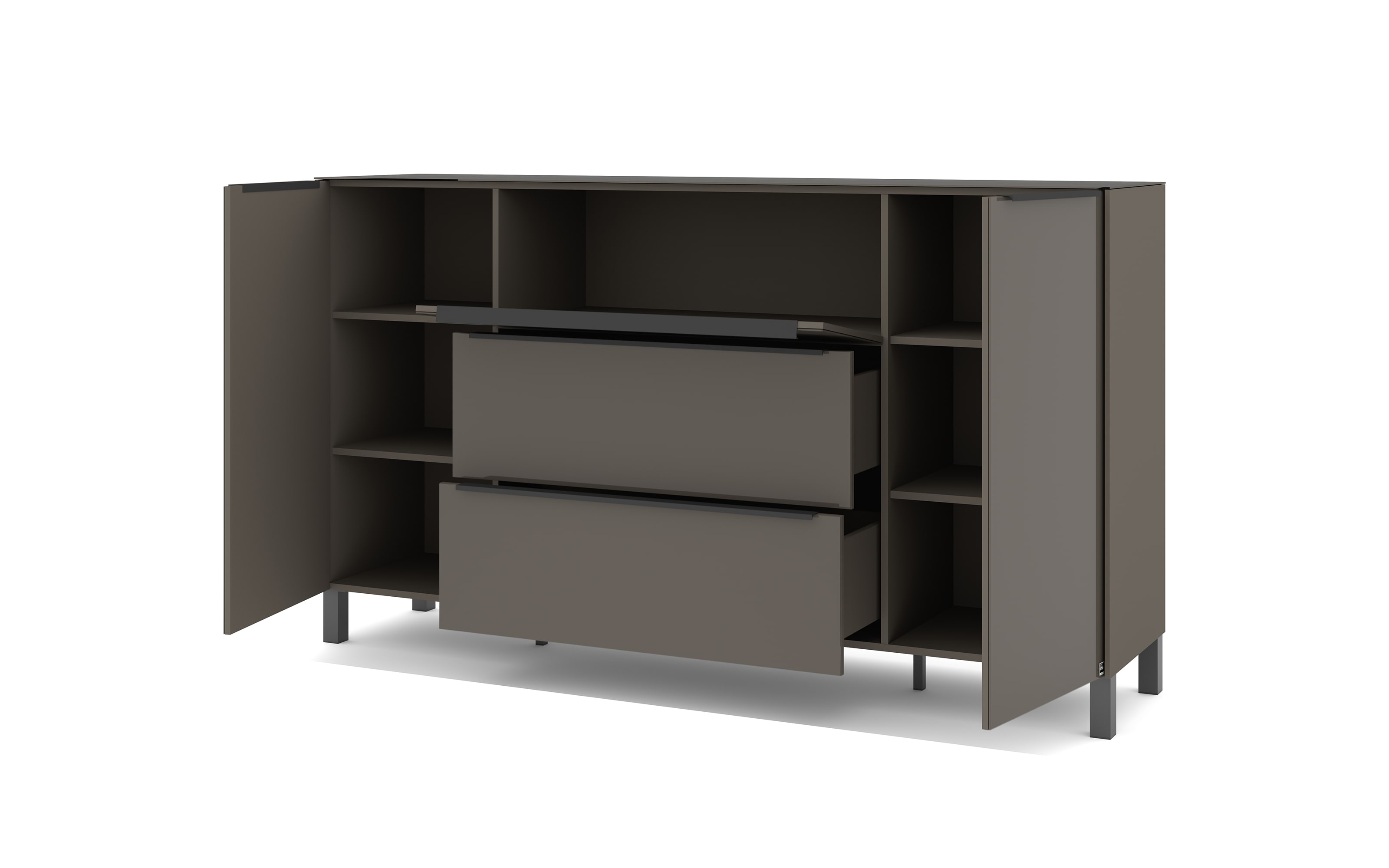 Kommode Reno, anthrazit/graphit